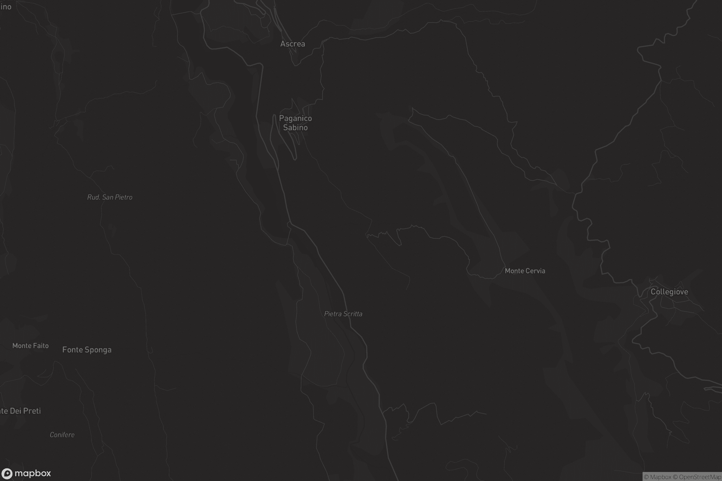 Mappa di Paganico Sabino