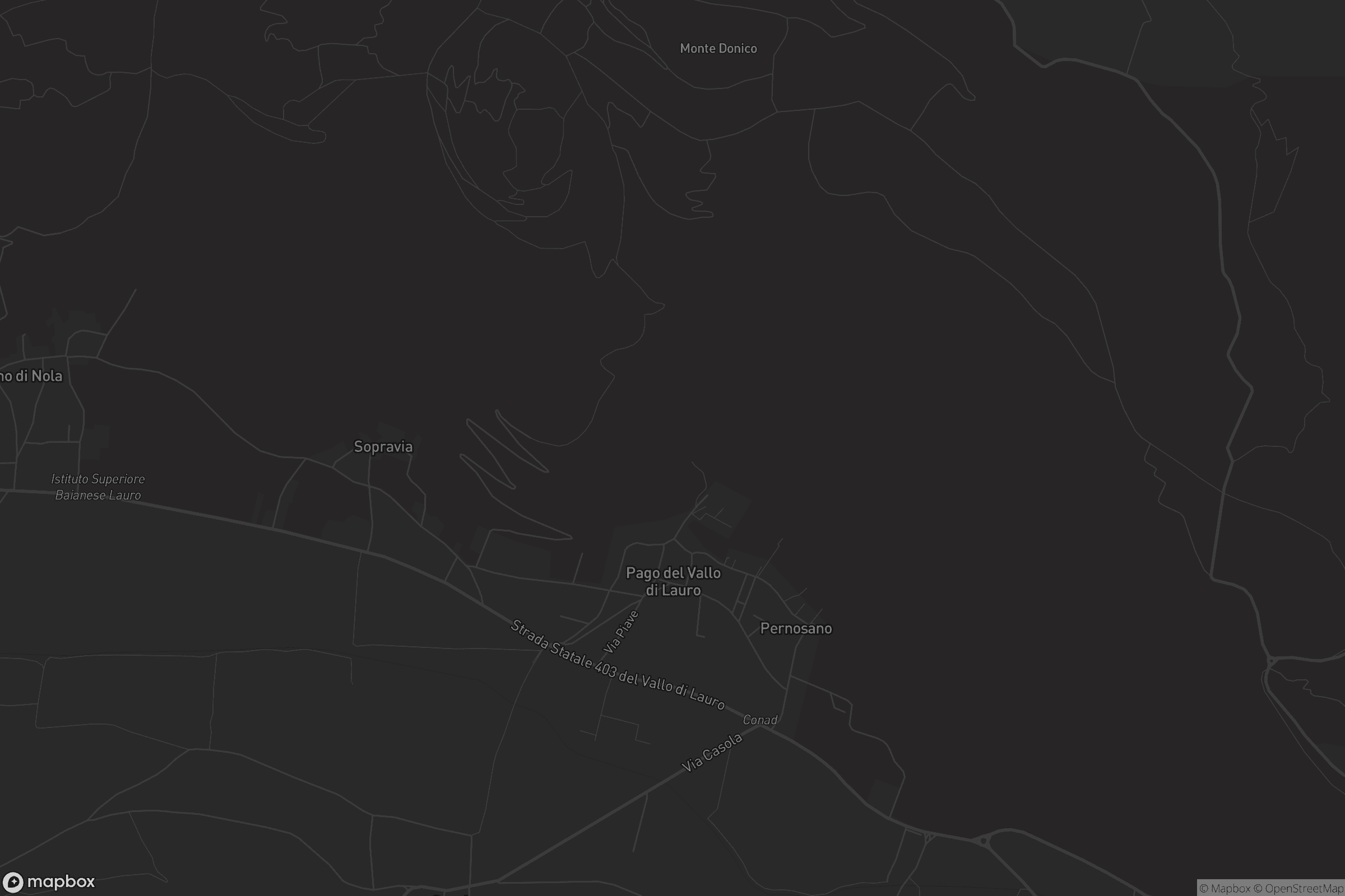 Mappa di Pago del Vallo di Lauro