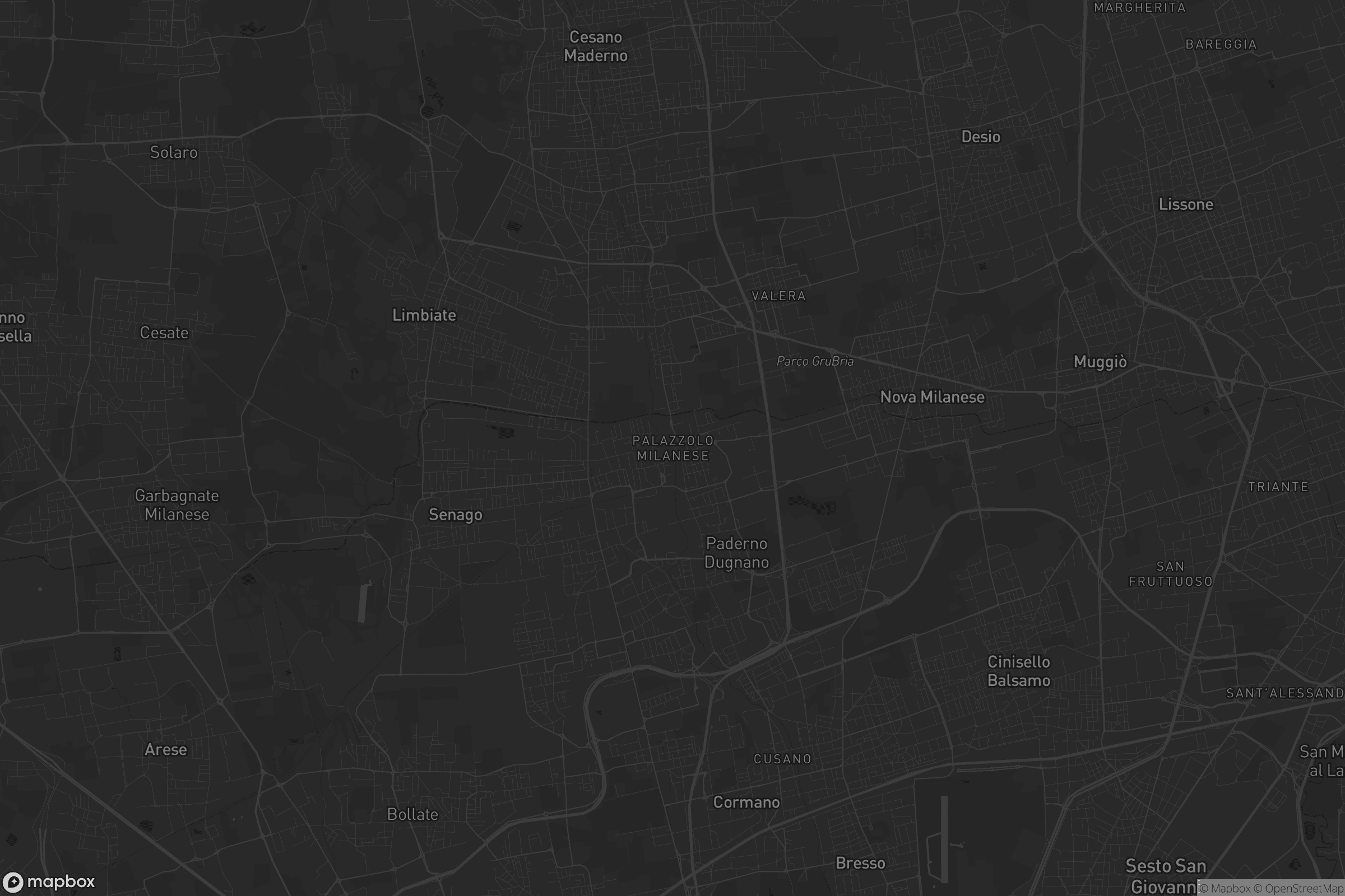 Mappa di Palazzolo Milanese