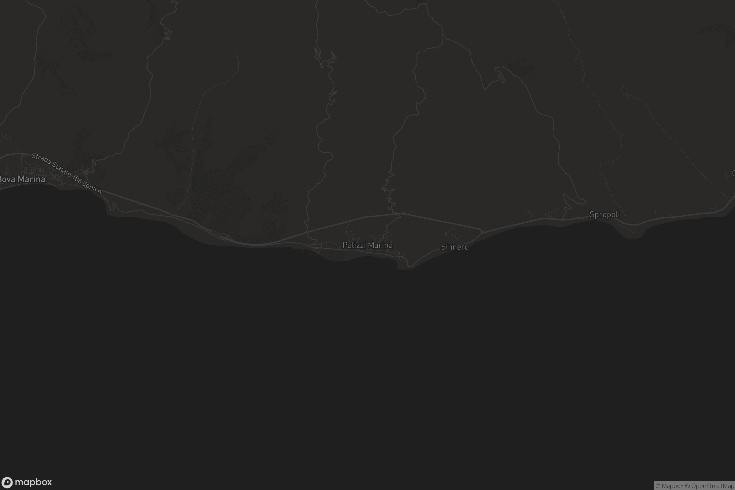 Mappa di Palizzi Marina