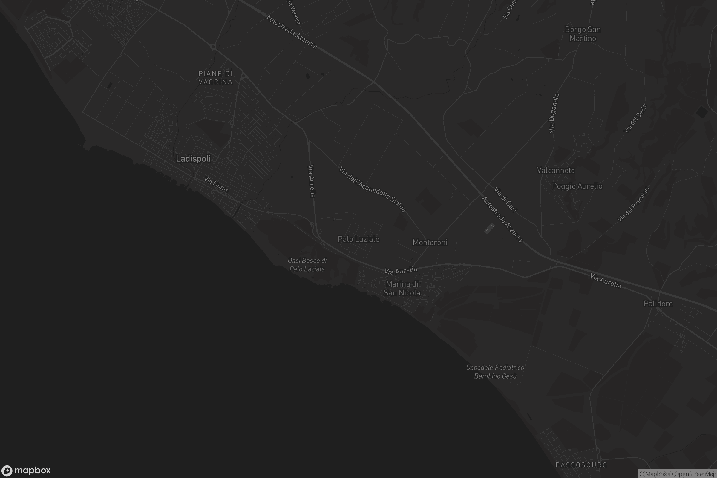 Mappa di Palo Laziale