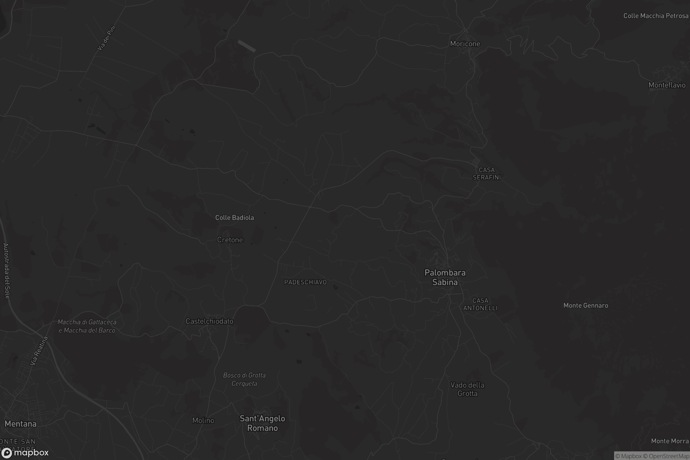 Mappa di Palombara Sabina