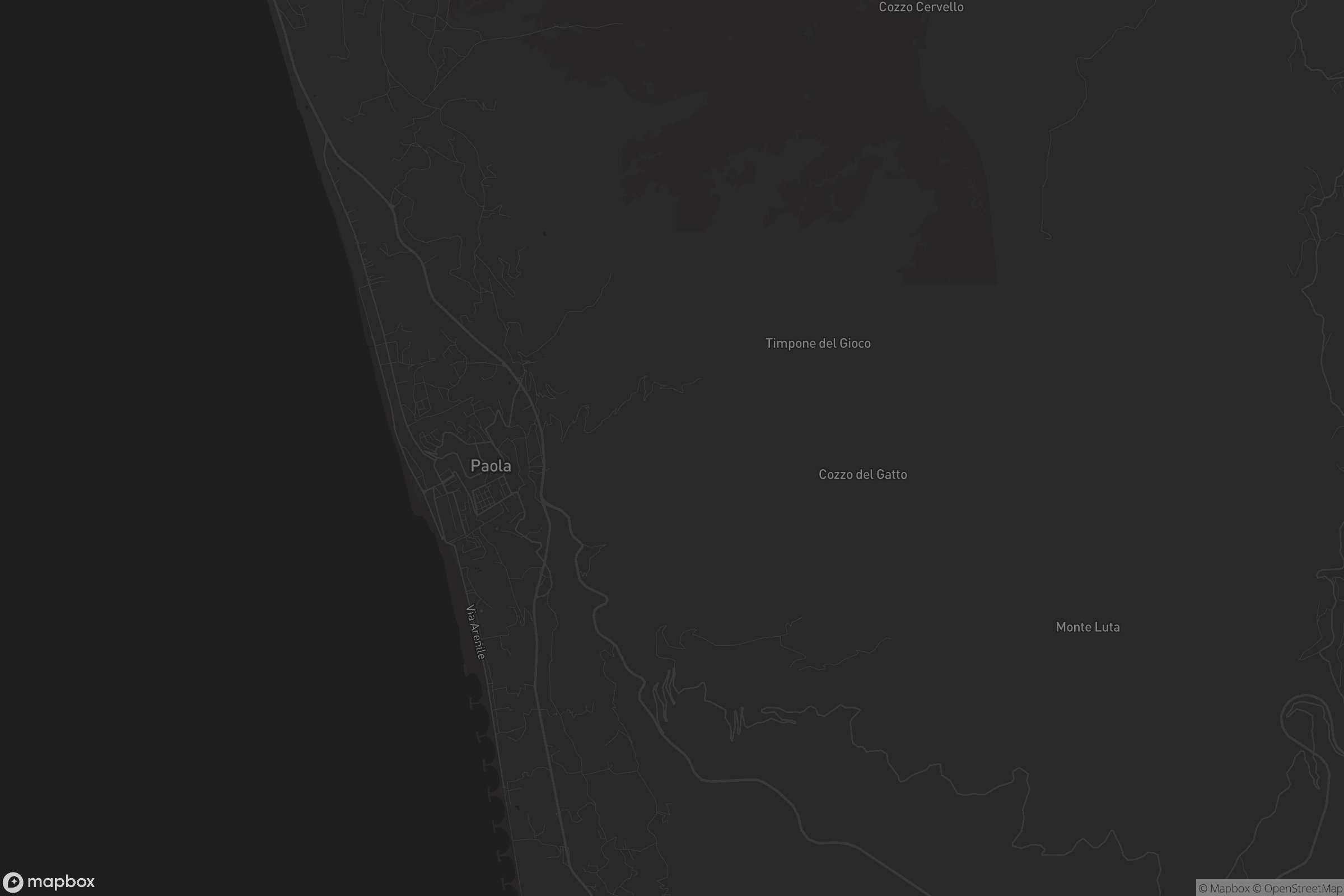 Mappa di Paola