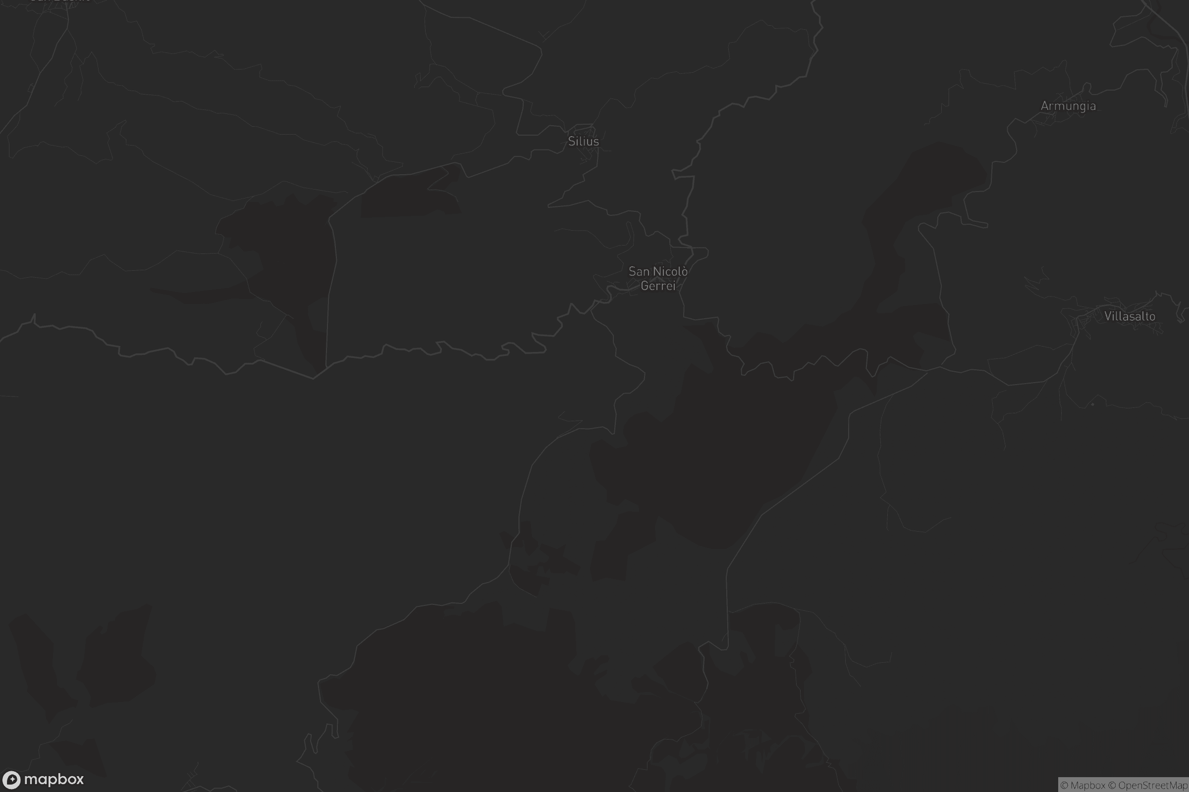 Mappa di Pauli Gerrei/San Nicolò Gerrei