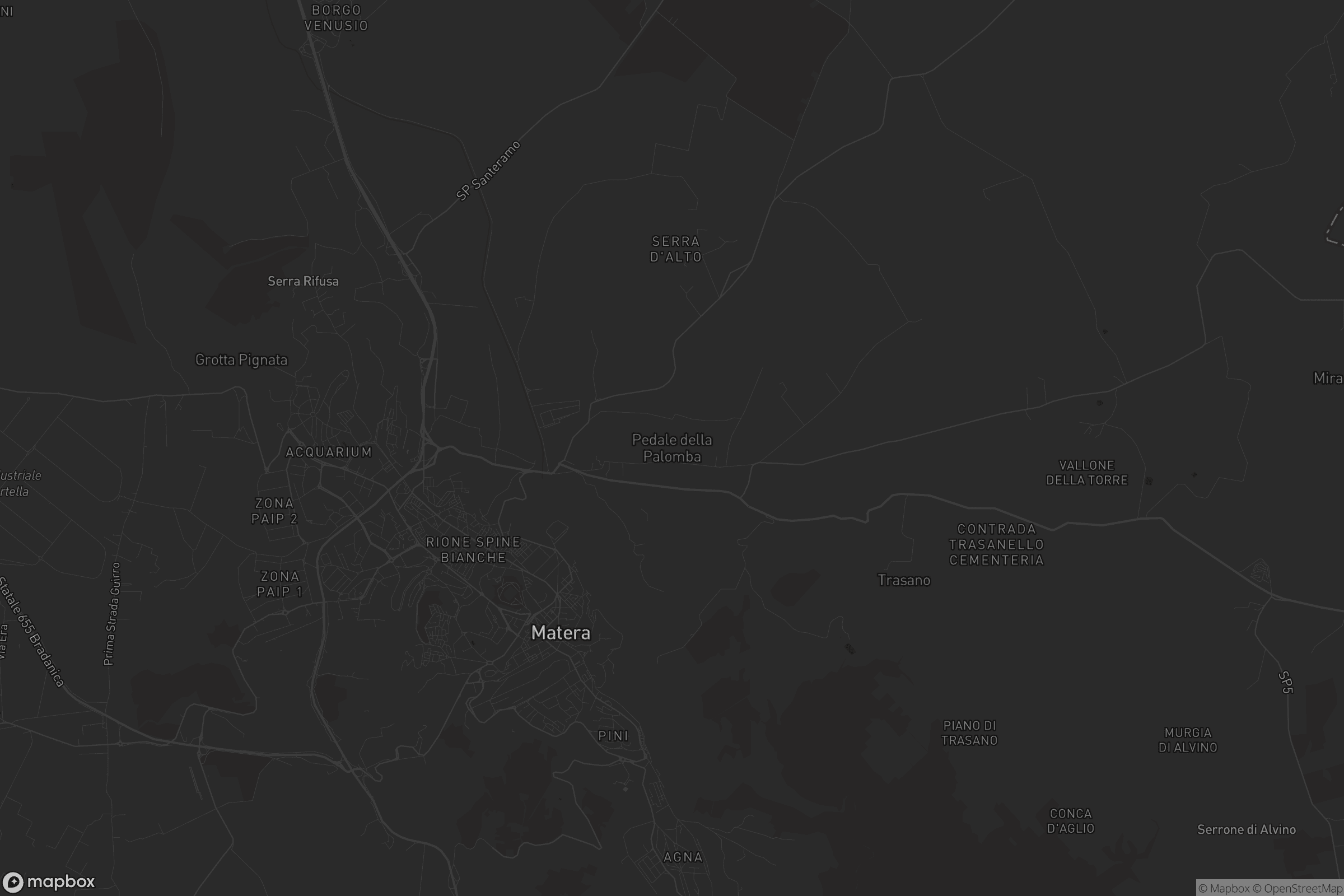 Mappa di Pedale della Palomba