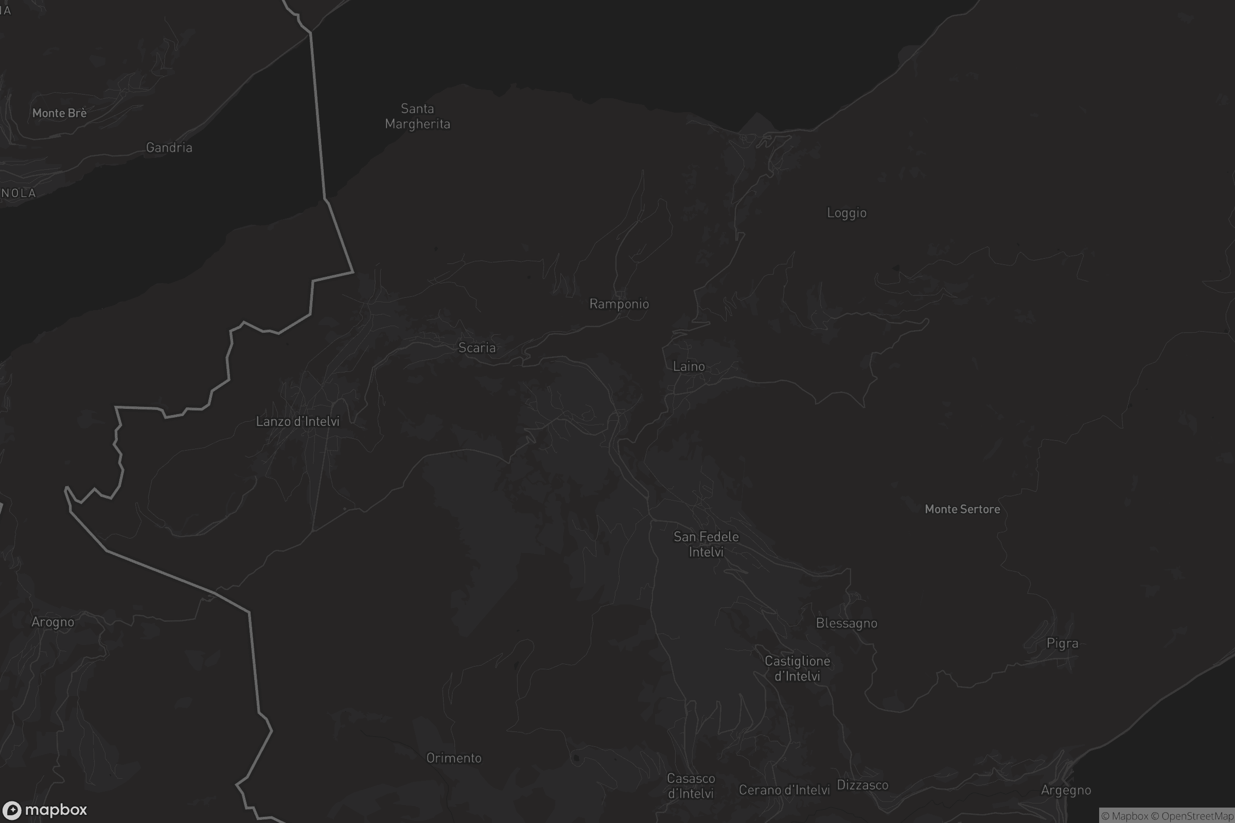 Mappa di Pellio Inferiore