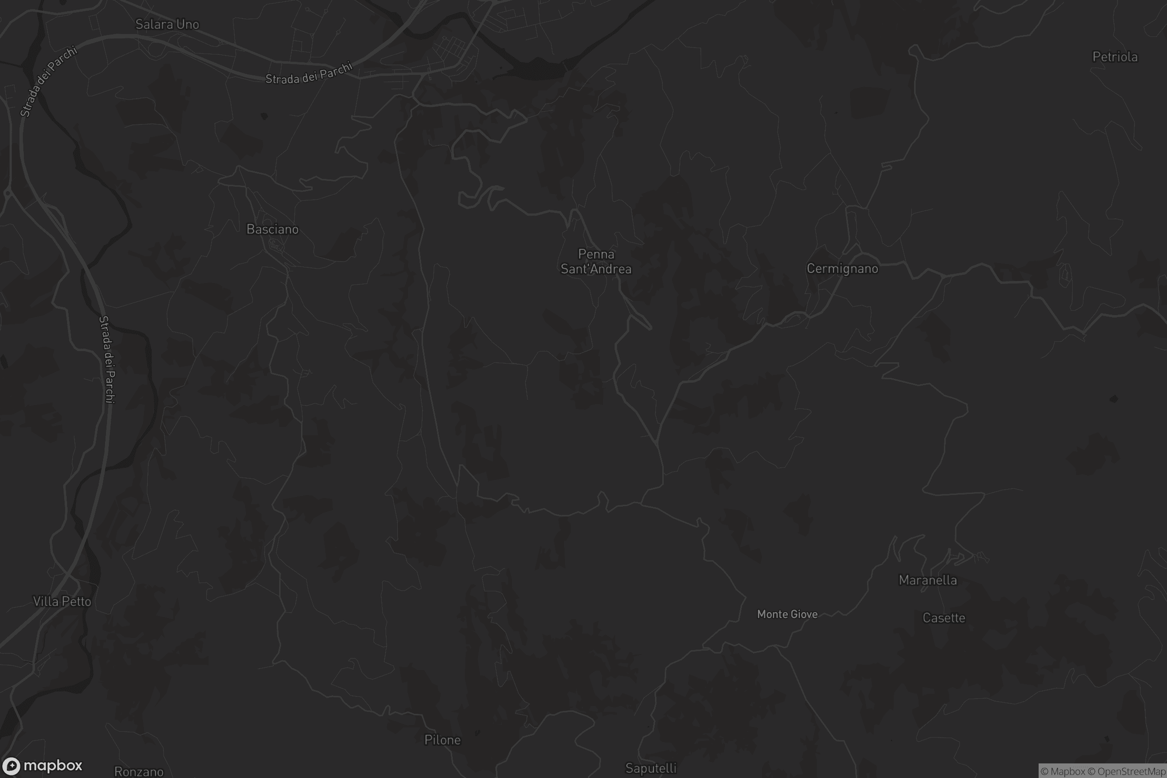 Mappa di Penna Sant'Andrea