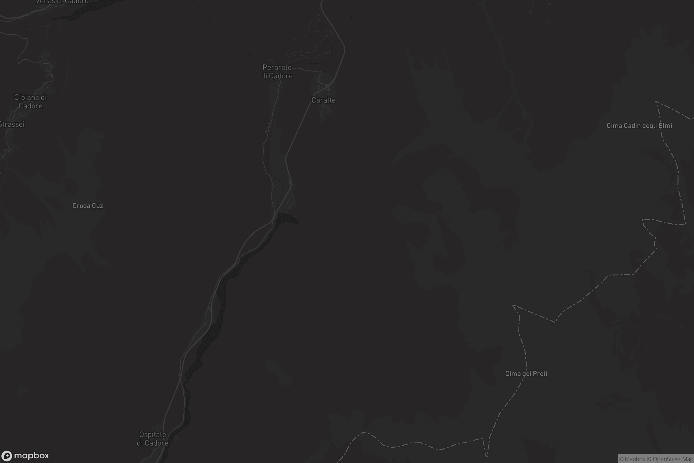 Mappa di Perarolo di Cadore