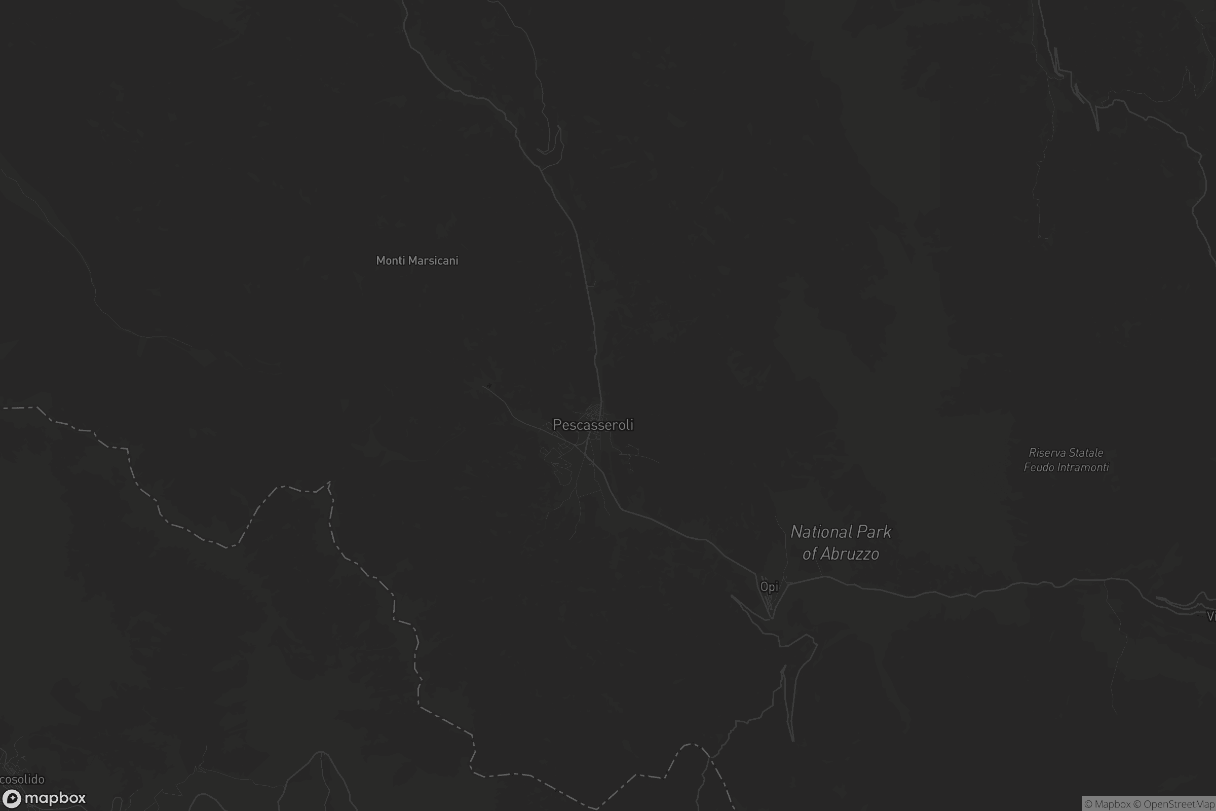Mappa di Pescasseroli
