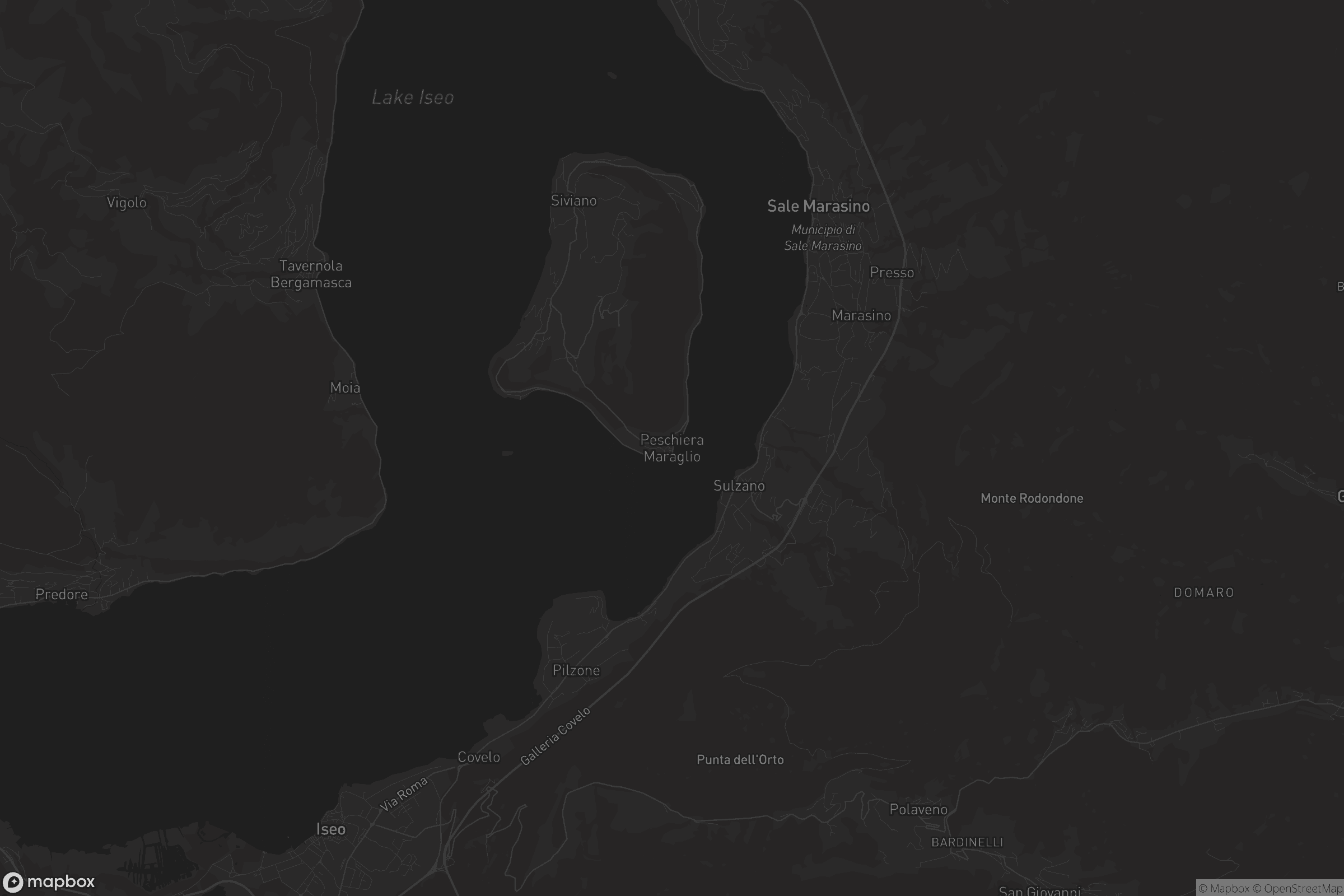 Mappa di Peschiera Maraglio