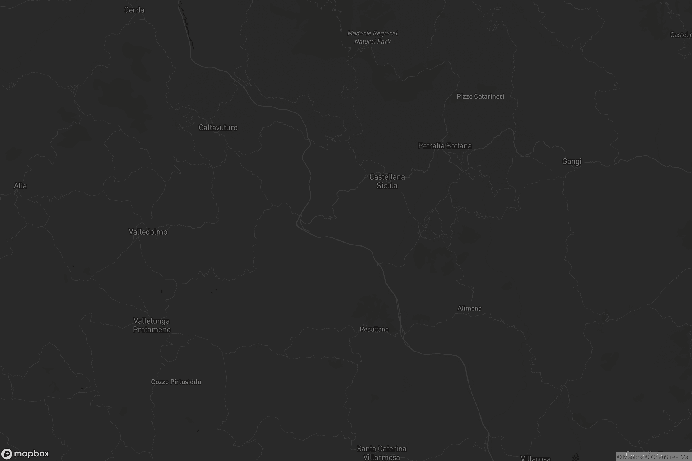 Mappa di Petralia Sottana