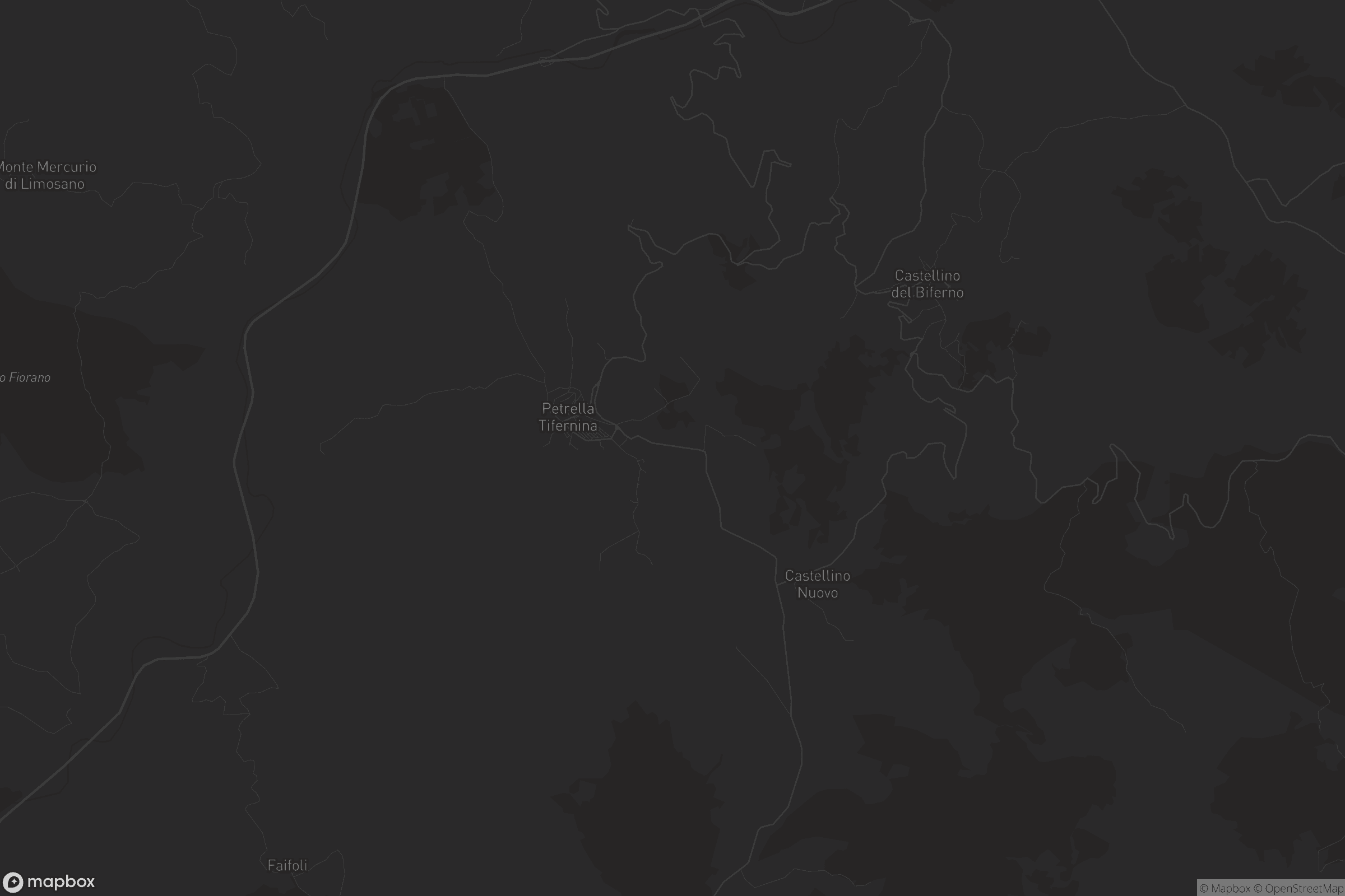 Mappa di Petrella Tifernina