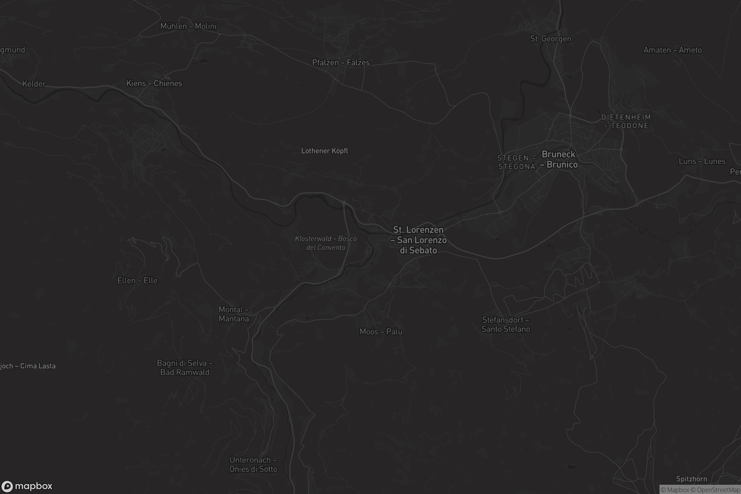 Mappa di Pflaurenz - Floronzo