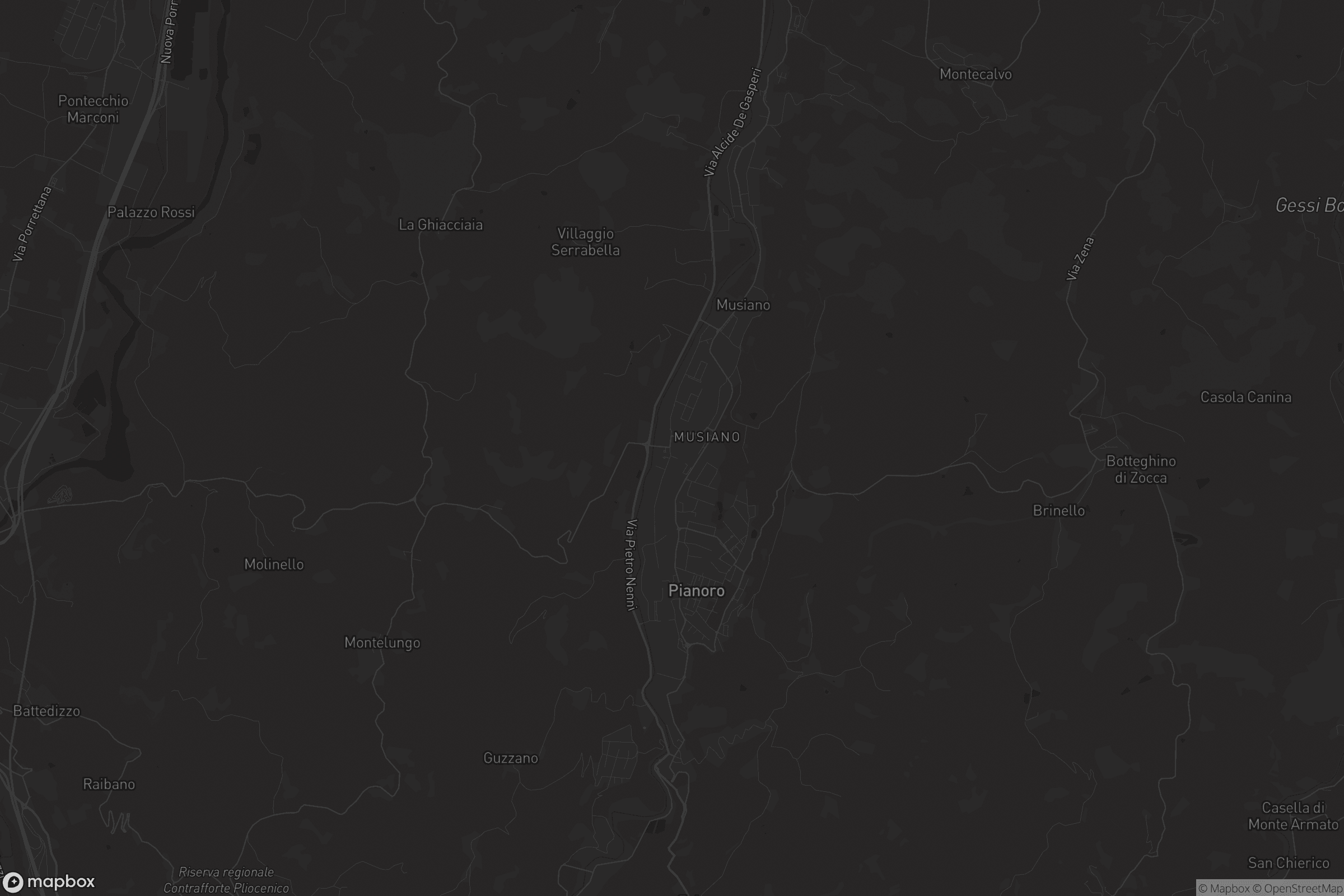 Mappa di Pian di Macina