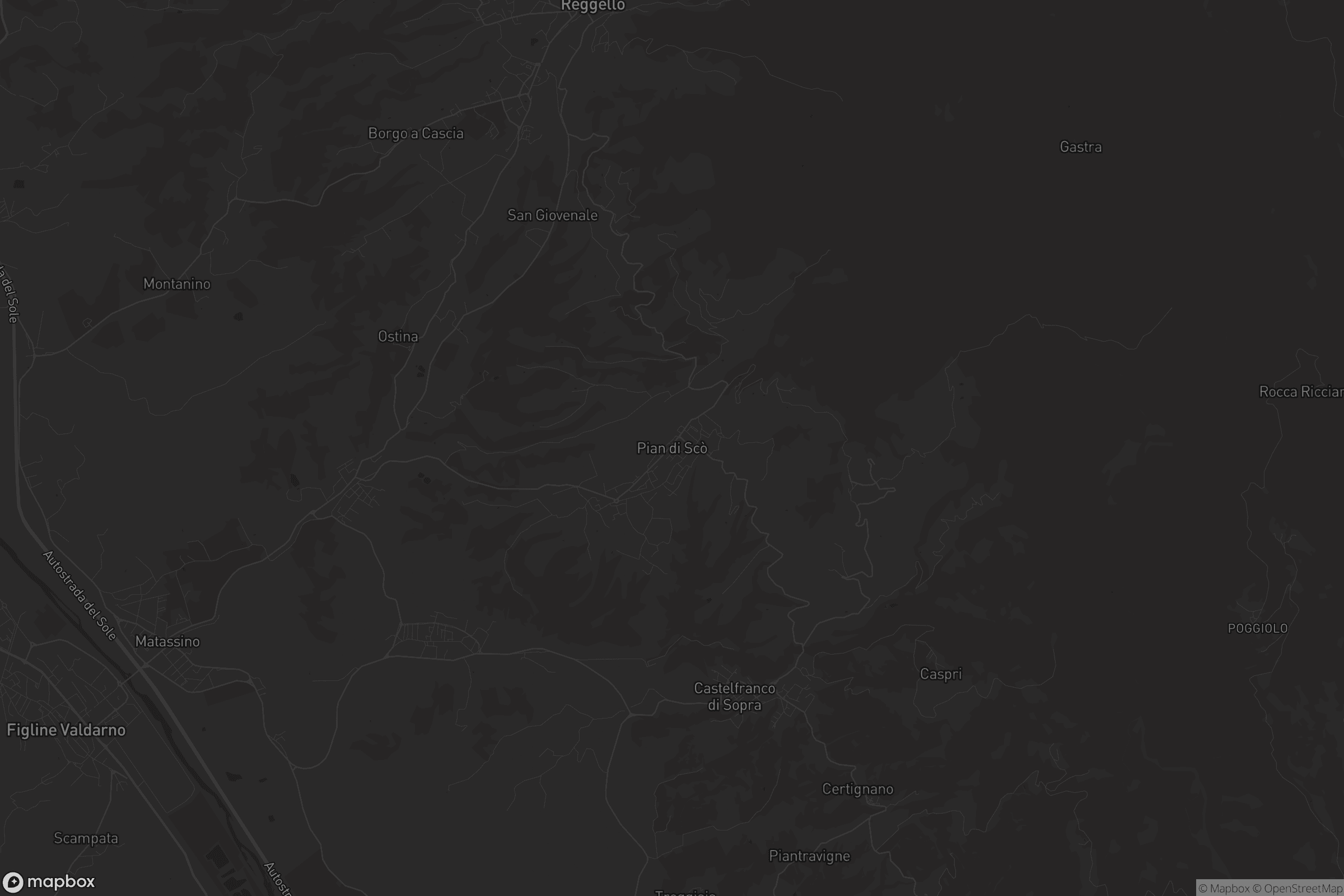 Mappa di Pian di Scò