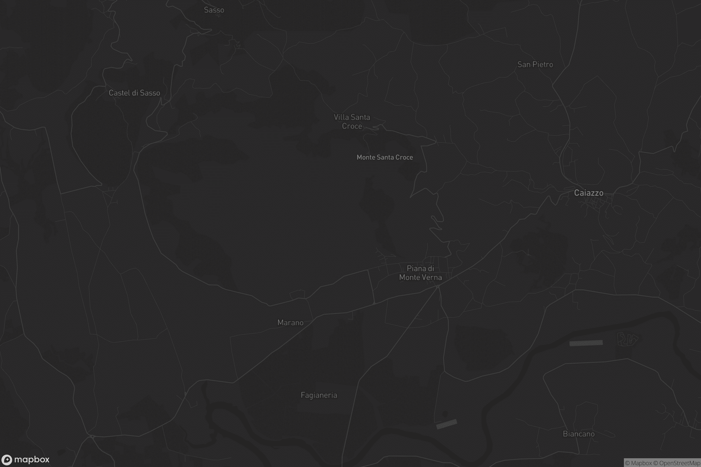 Mappa di Piana di Monte Verna