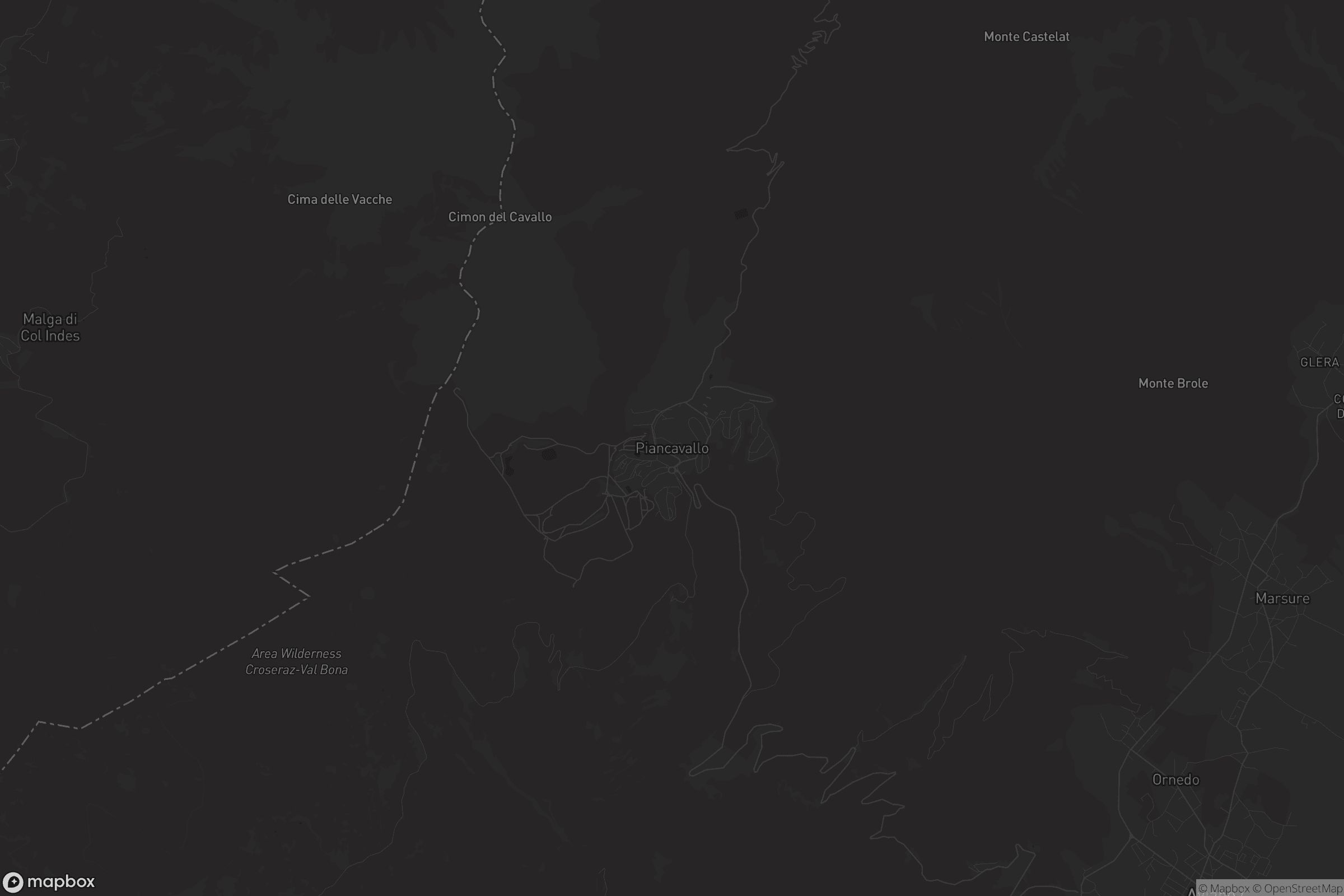 Mappa di Piancavallo / Plancjaval