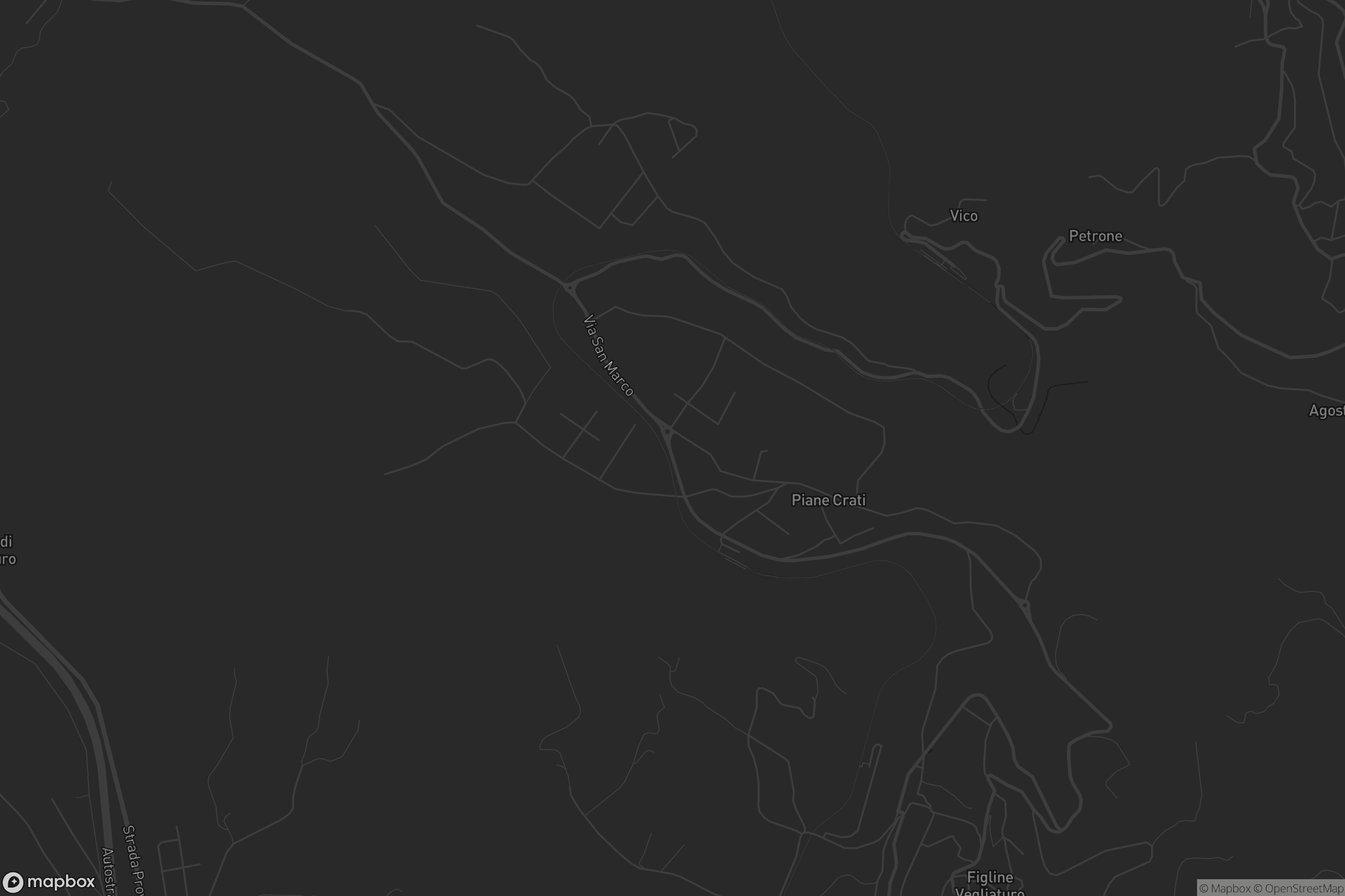 Mappa di Piane Crati