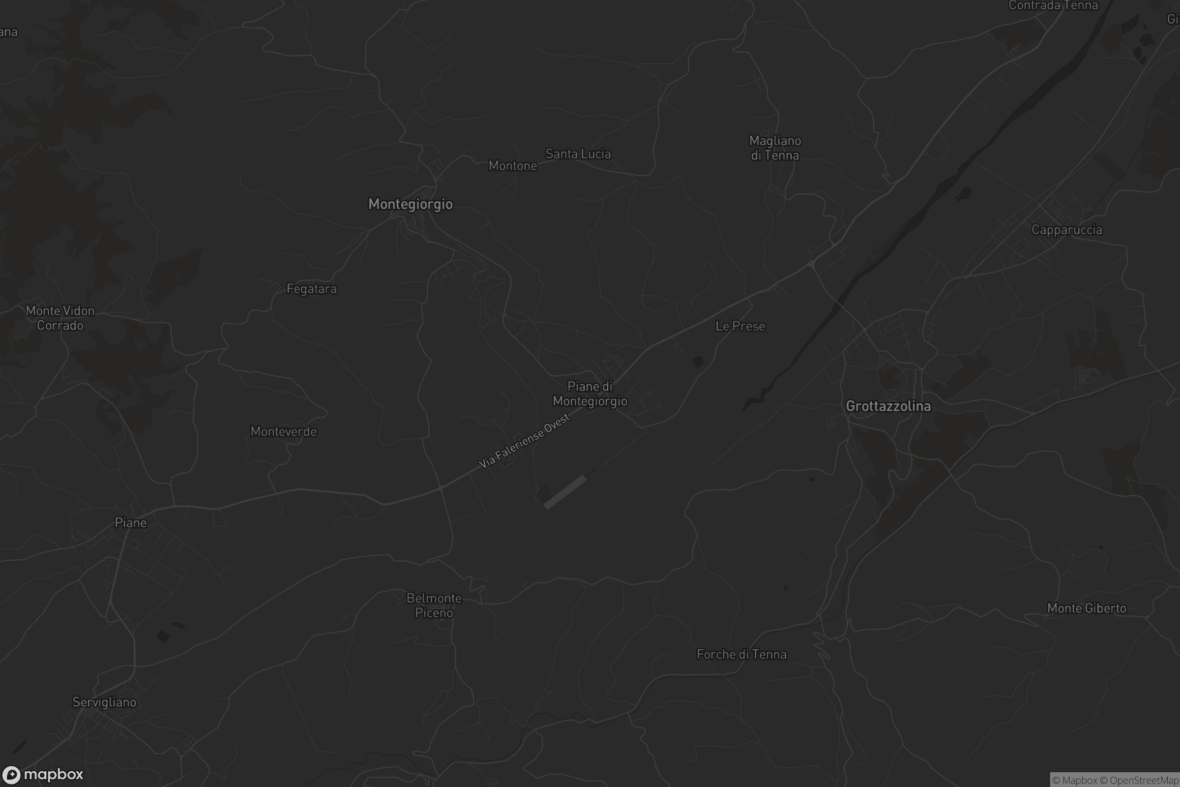 Mappa di Piane di Montegiorgio