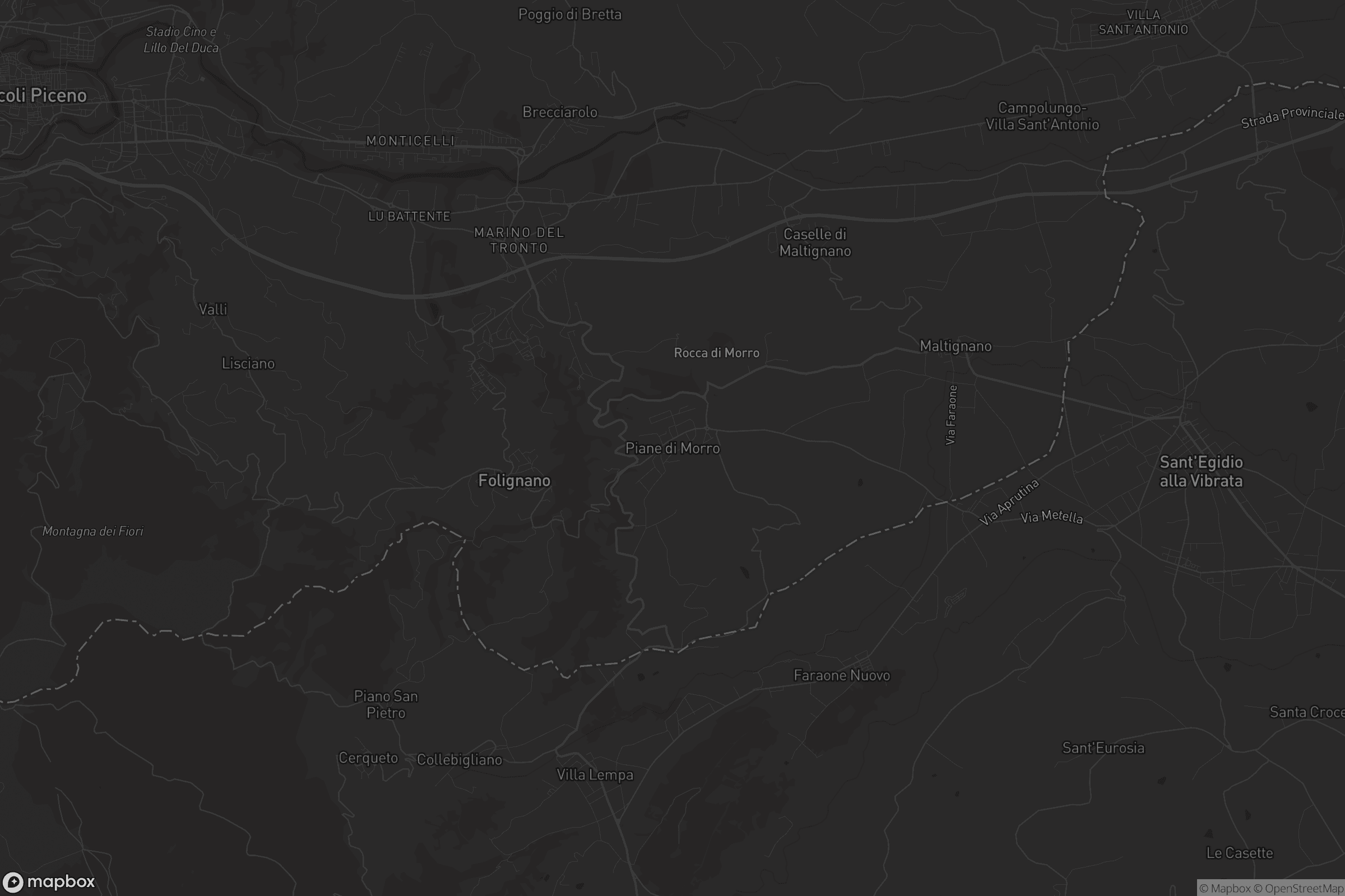 Mappa di Piane di Morro