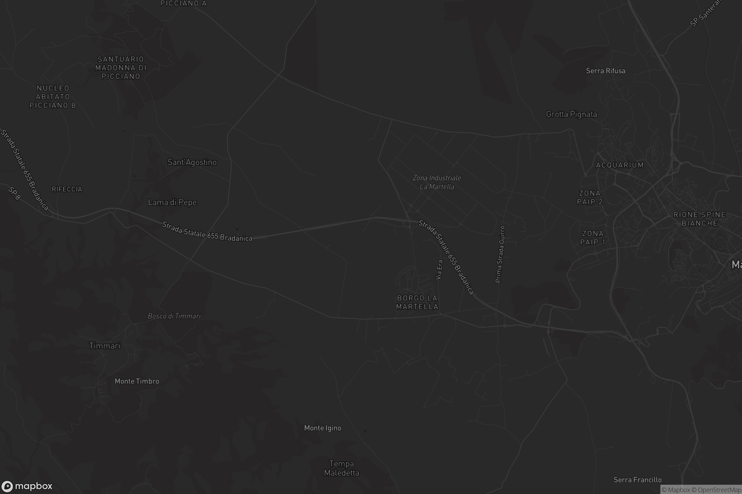 Mappa di Piano di Chiattamura