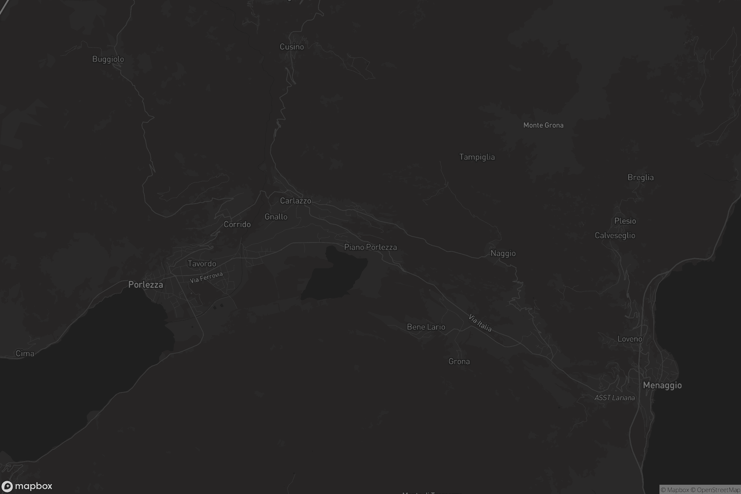 Mappa di Piano Porlezza