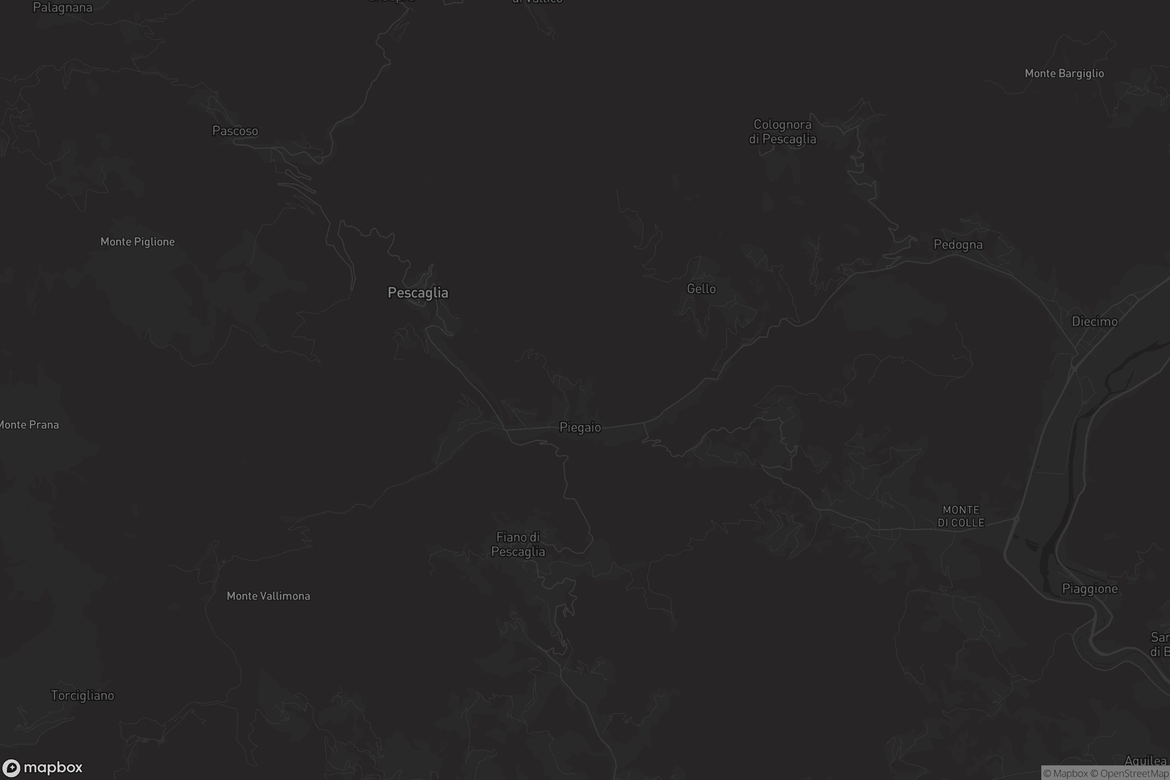 Mappa di Piegaio Alto