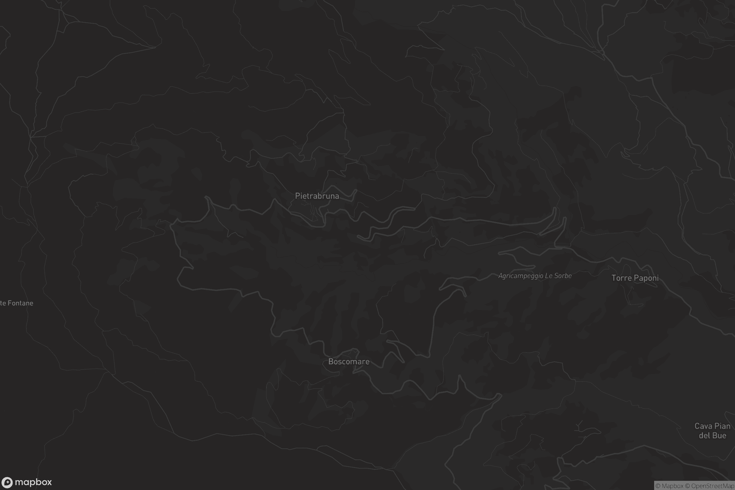 Mappa di Pietrabruna