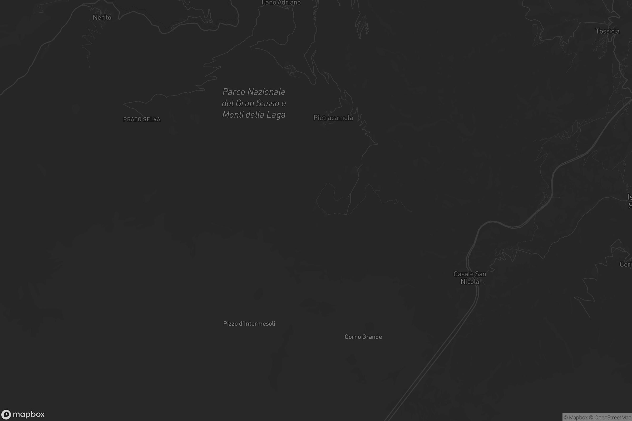 Mappa di Pietracamela