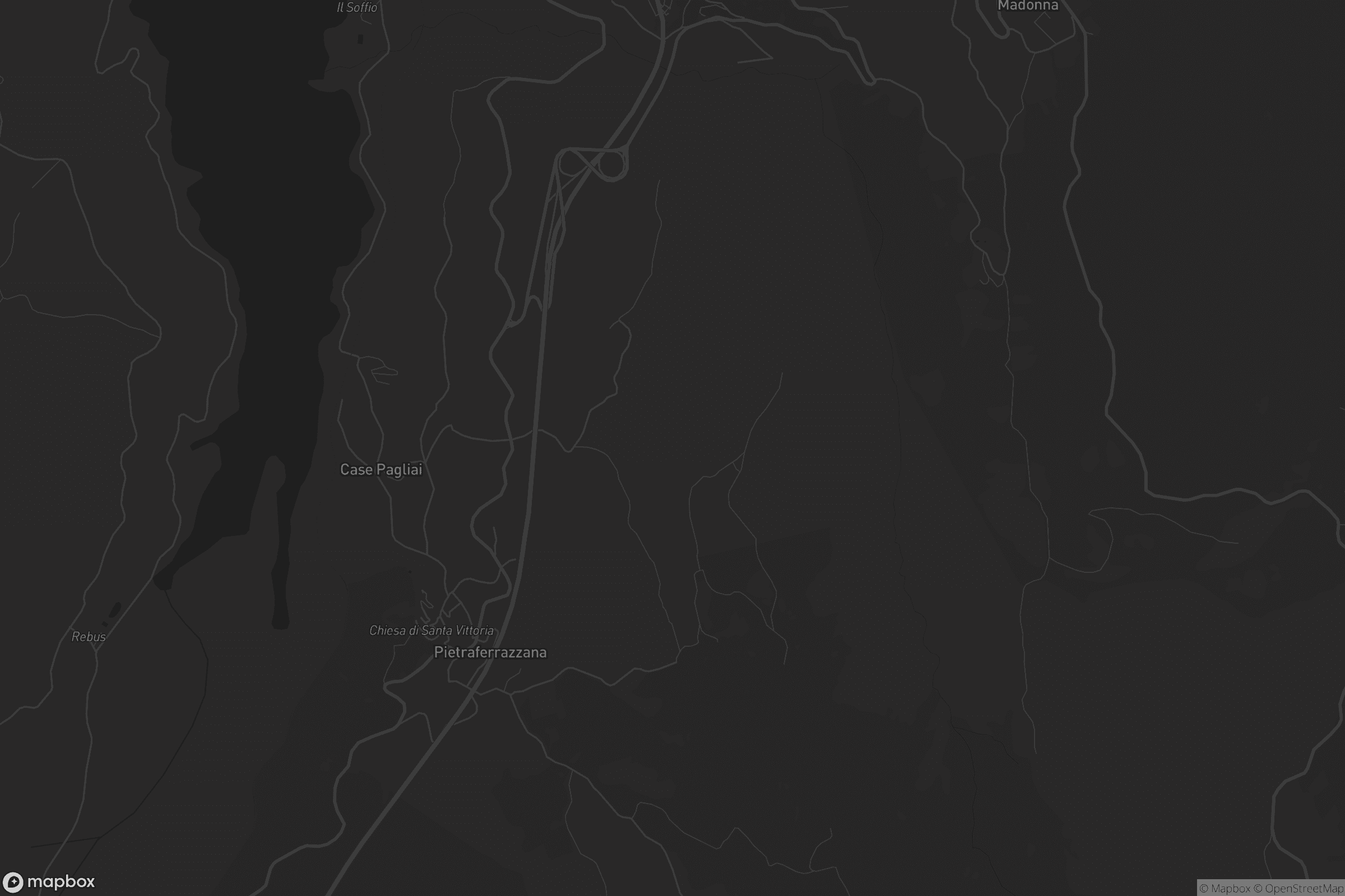 Mappa di Pietraferrazzana