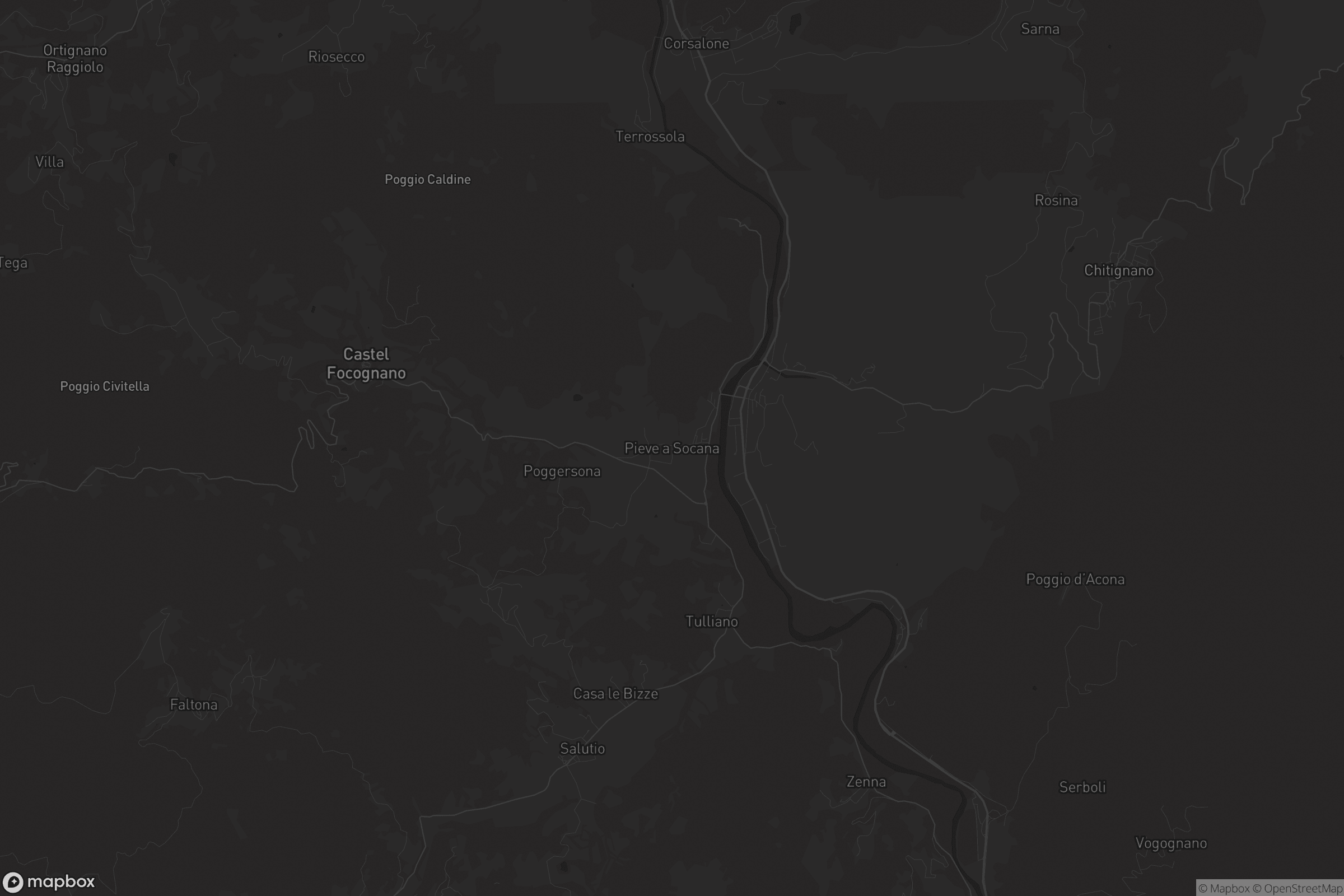 Mappa di Pieve a Socana