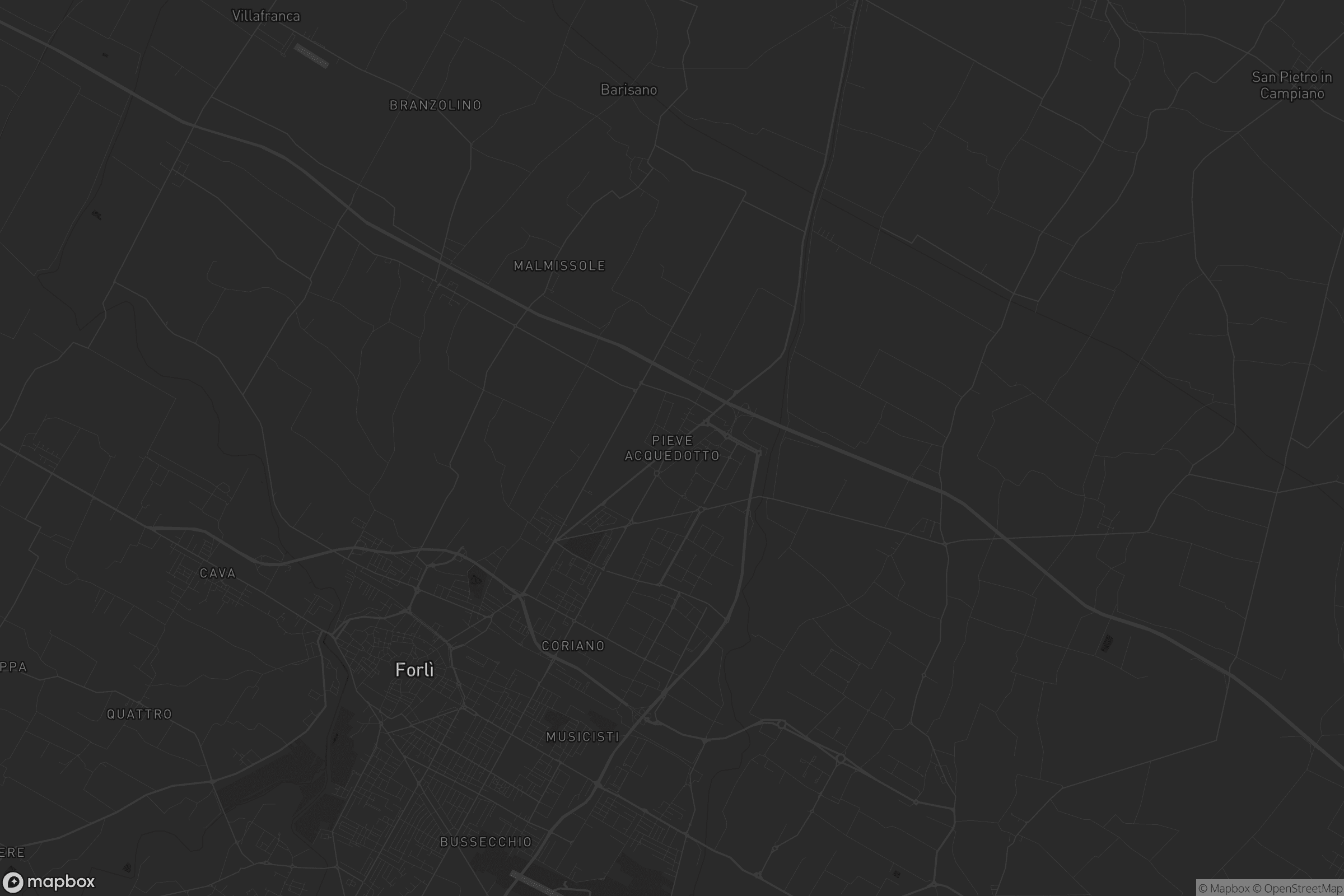 Mappa di Pieve Acquedotto