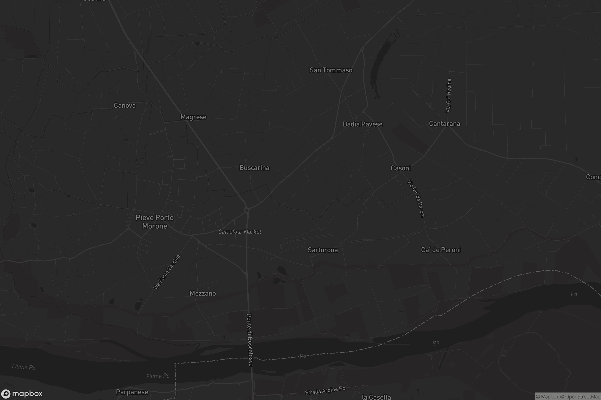 Mappa di Pieve Porto Morone