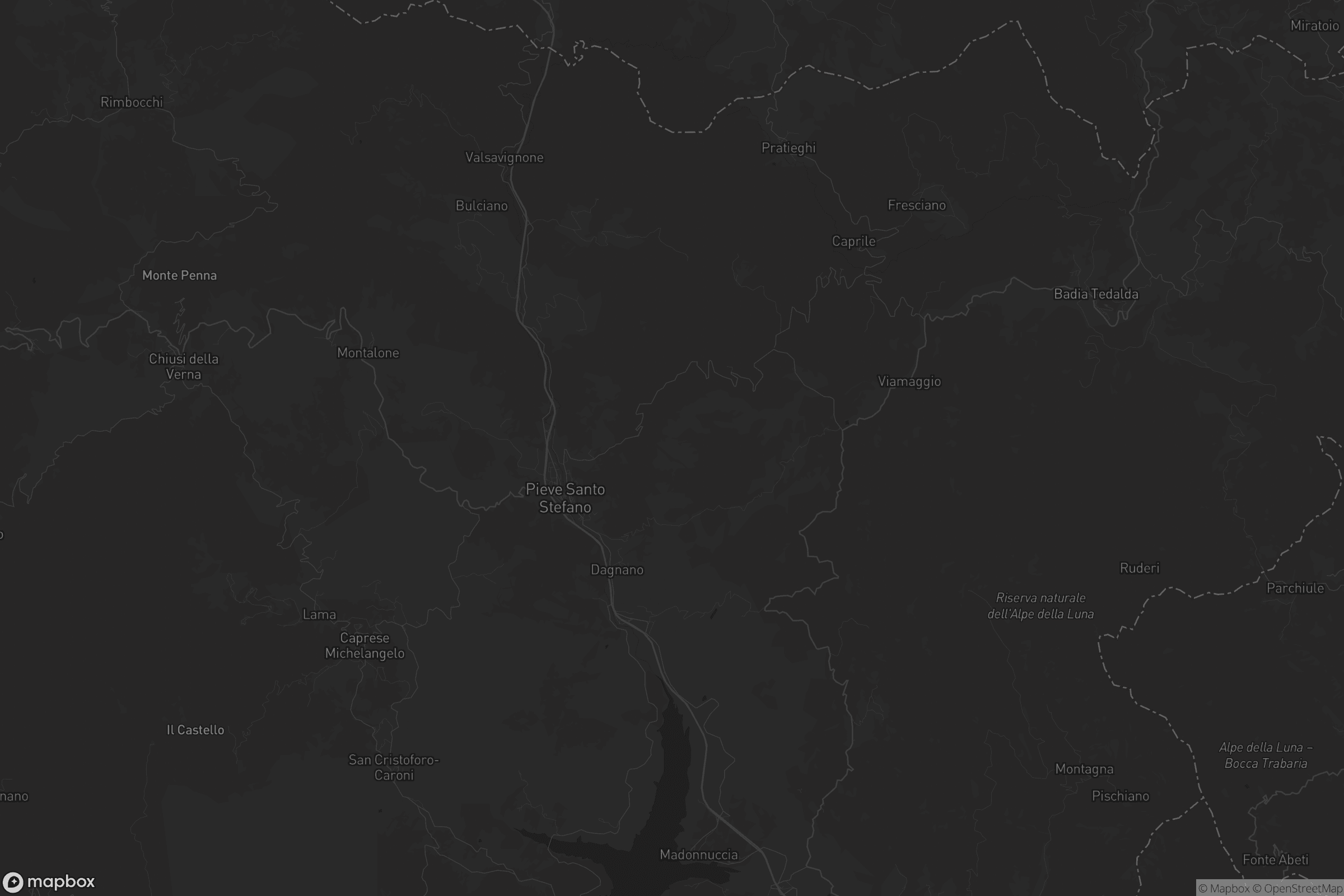 Mappa di Pieve Santo Stefano