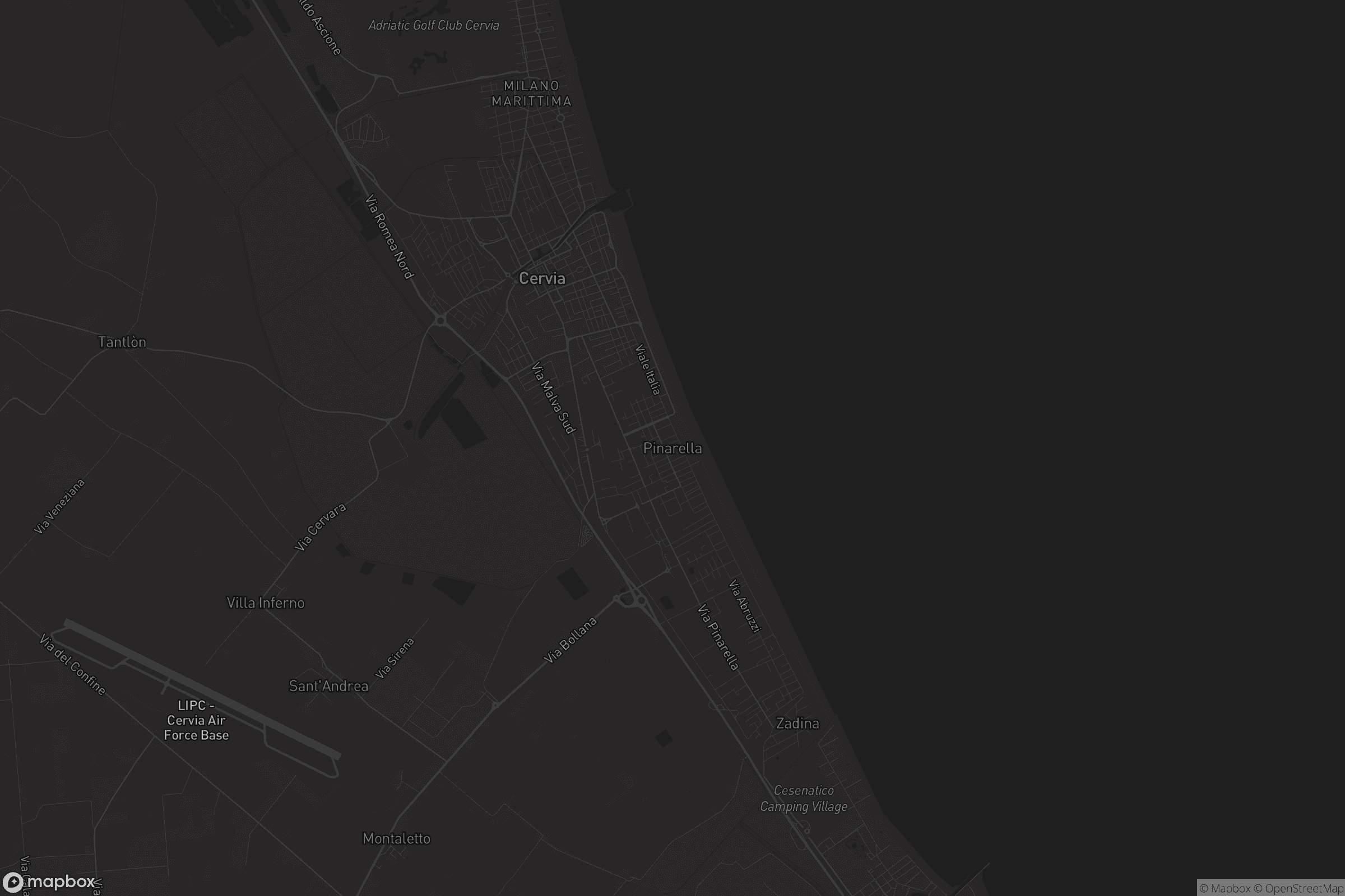 Mappa di Pinarella di Cervia