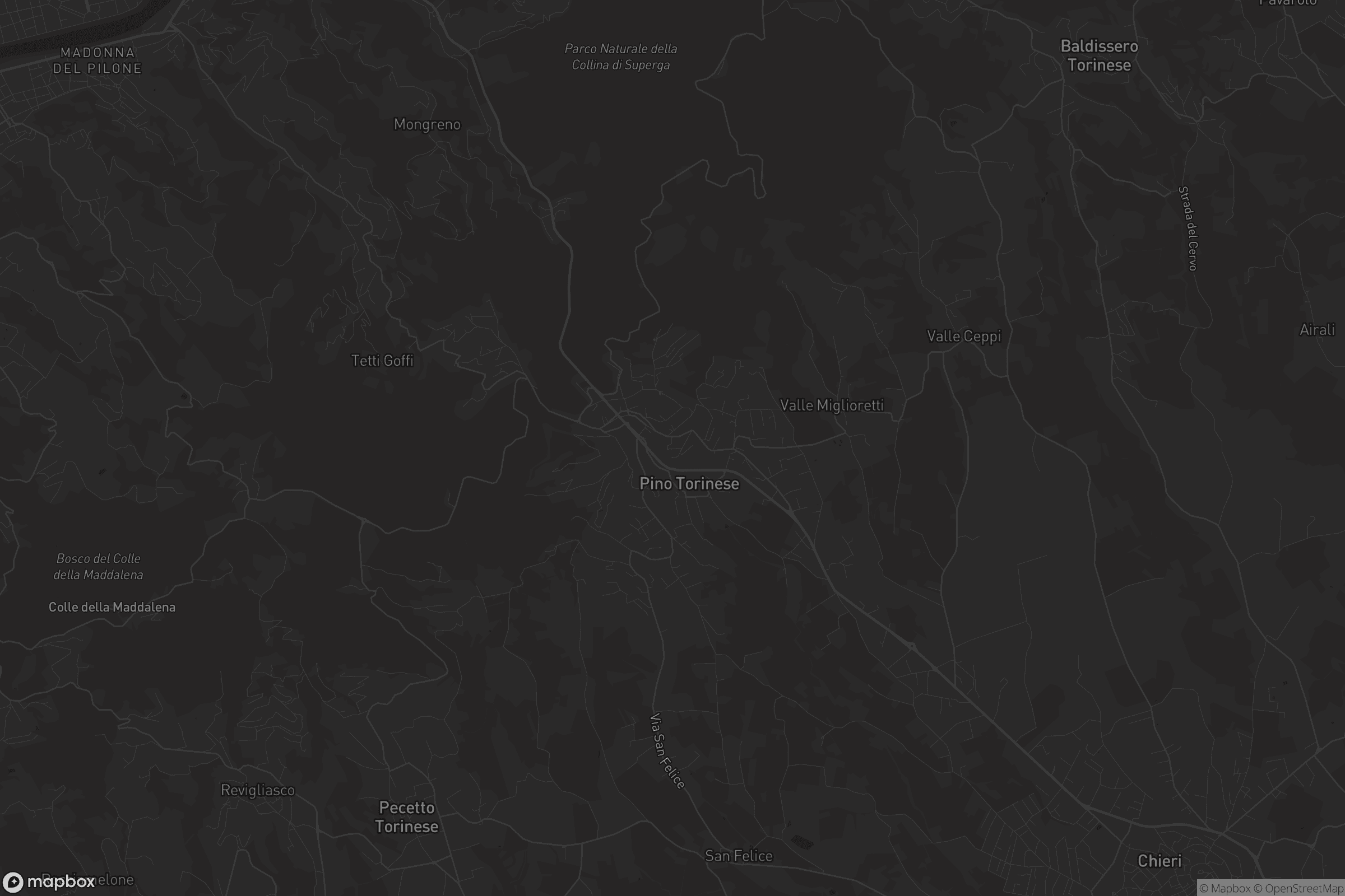 Mappa di Pino Torinese