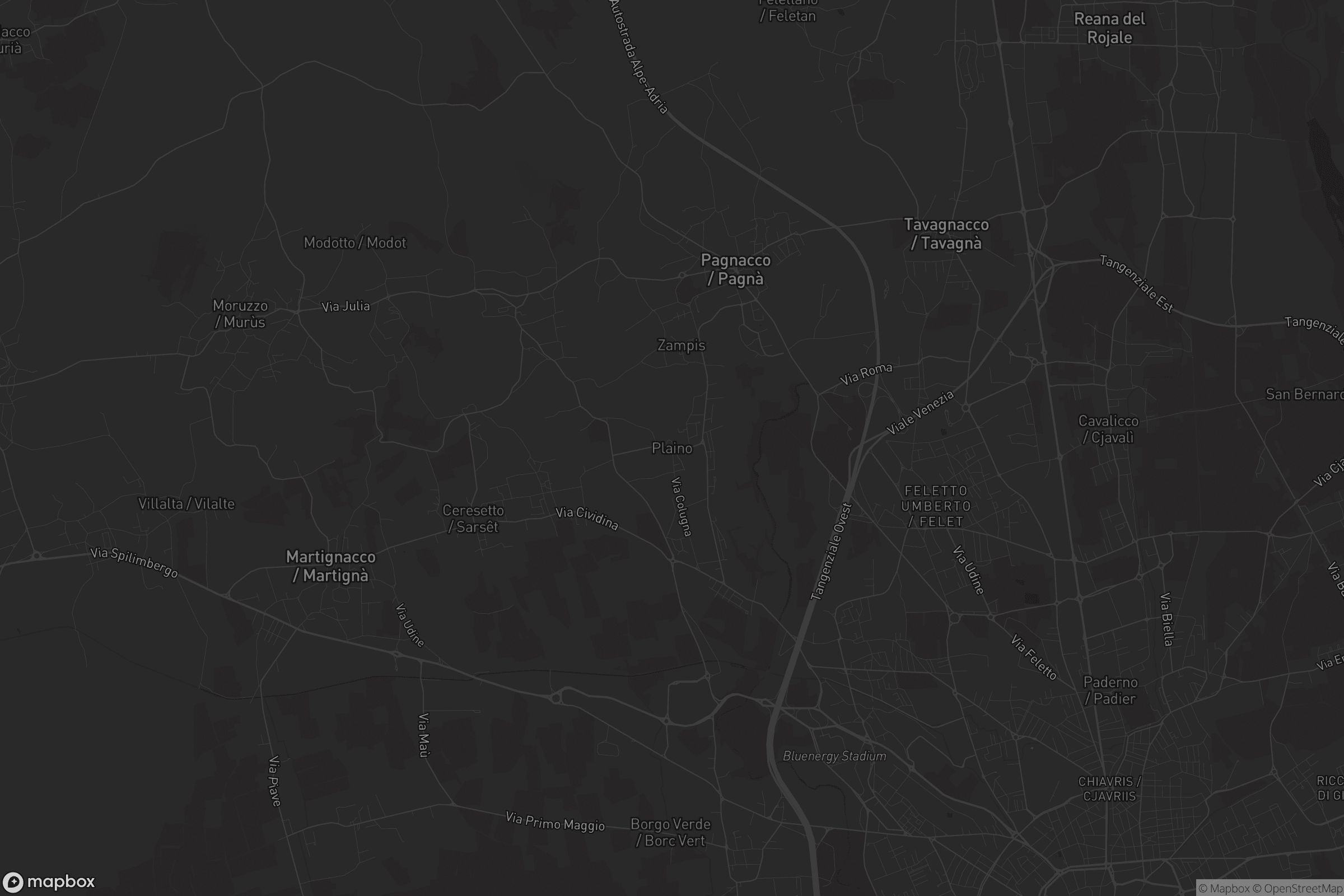 Mappa di Plaino / Plaìn