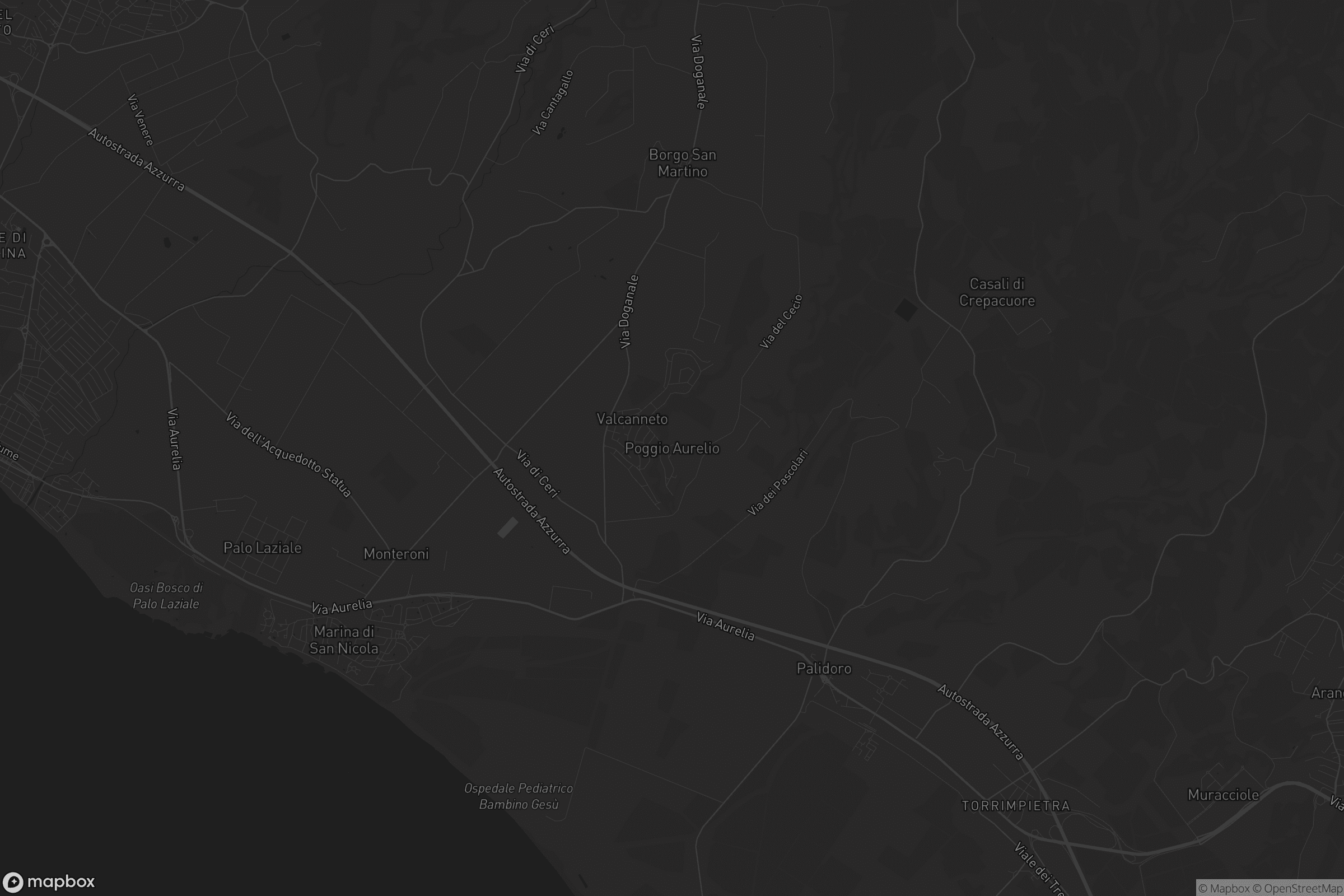 Mappa di Poggio Aurelio