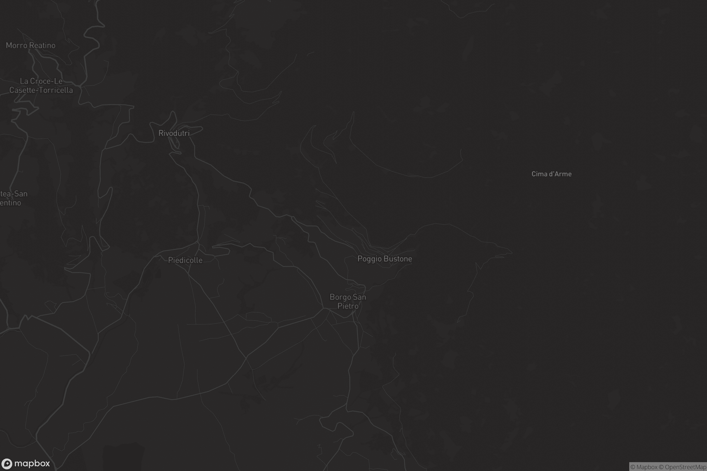 Mappa di Poggio Bustone