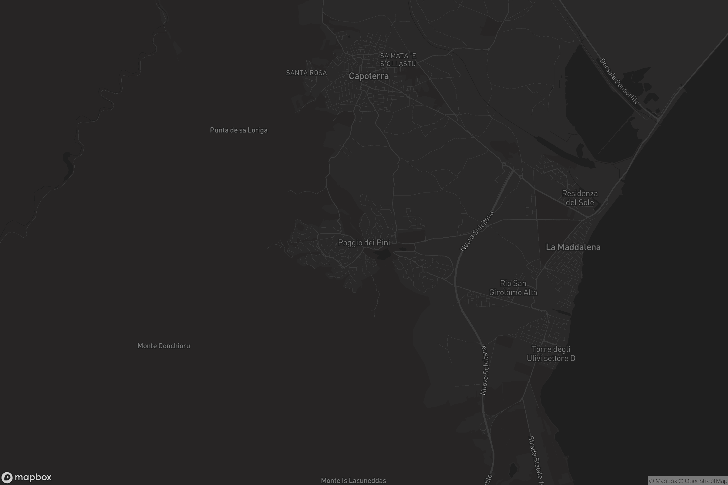 Mappa di Poggio dei Pini