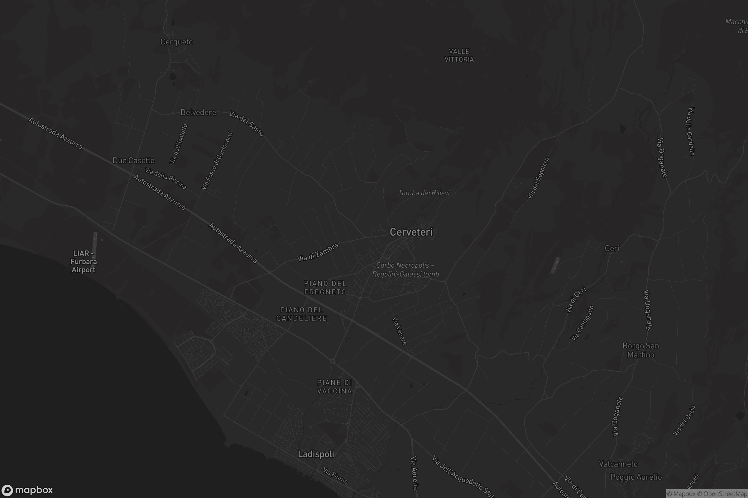 Mappa di Poggio dell'Asino