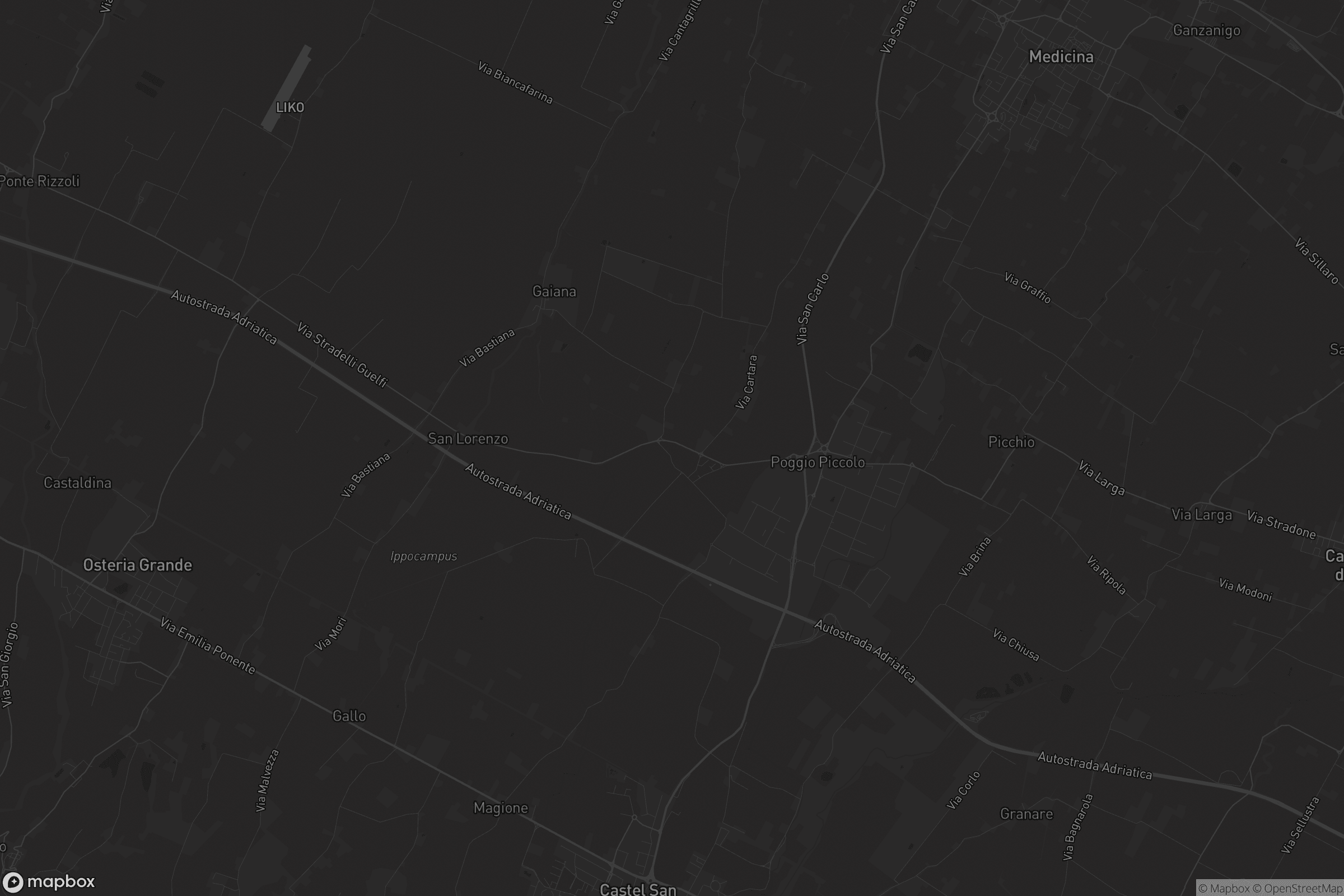 Mappa di Poggio Grande