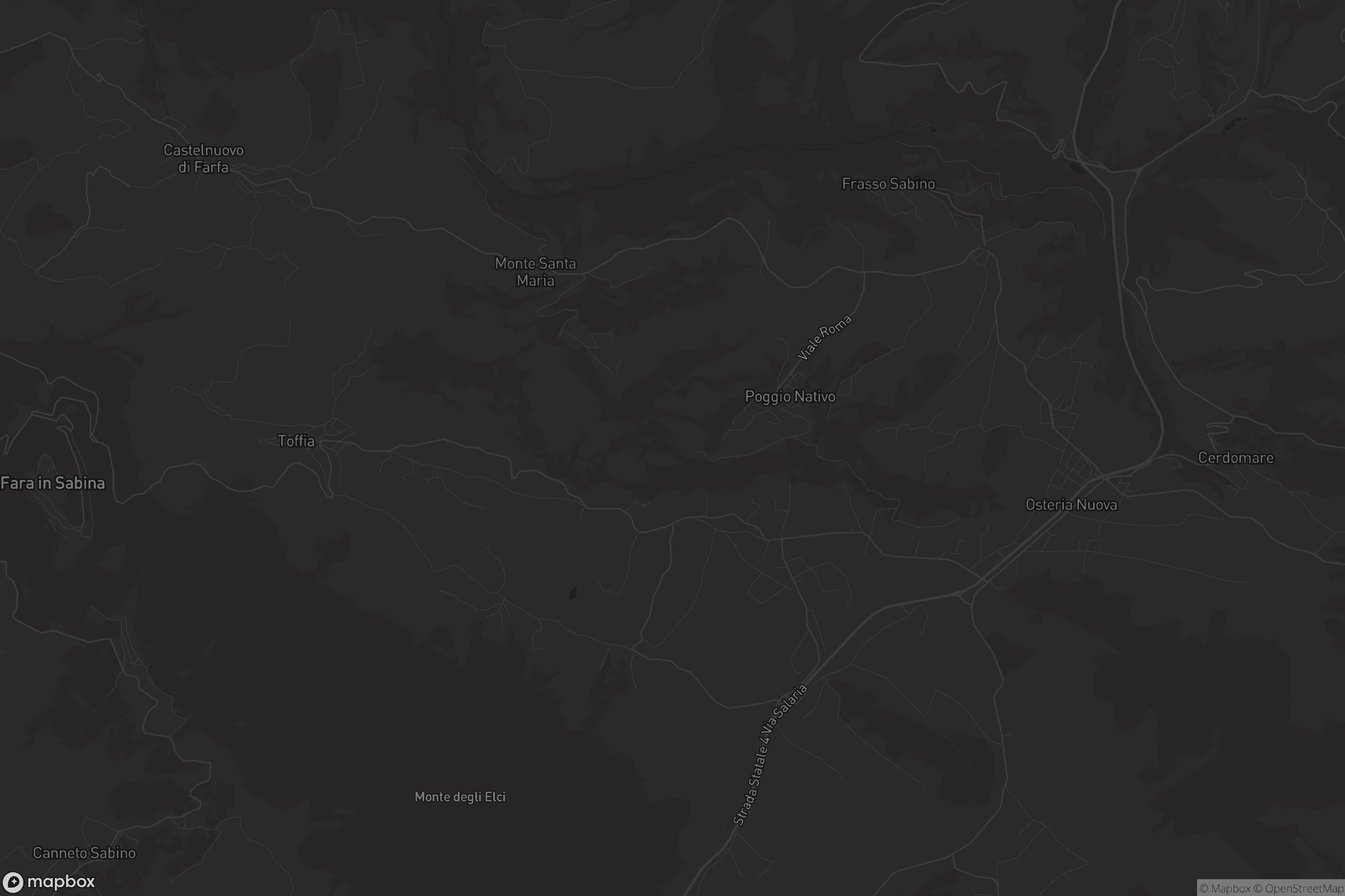 Mappa di Poggio Nativo