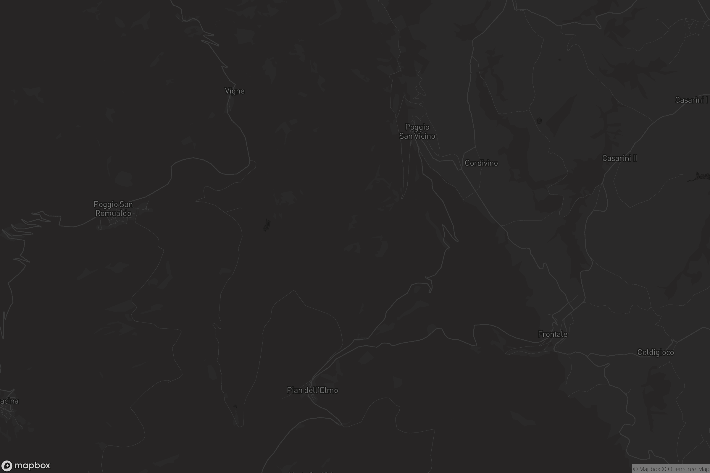 Mappa di Poggio San Vicino