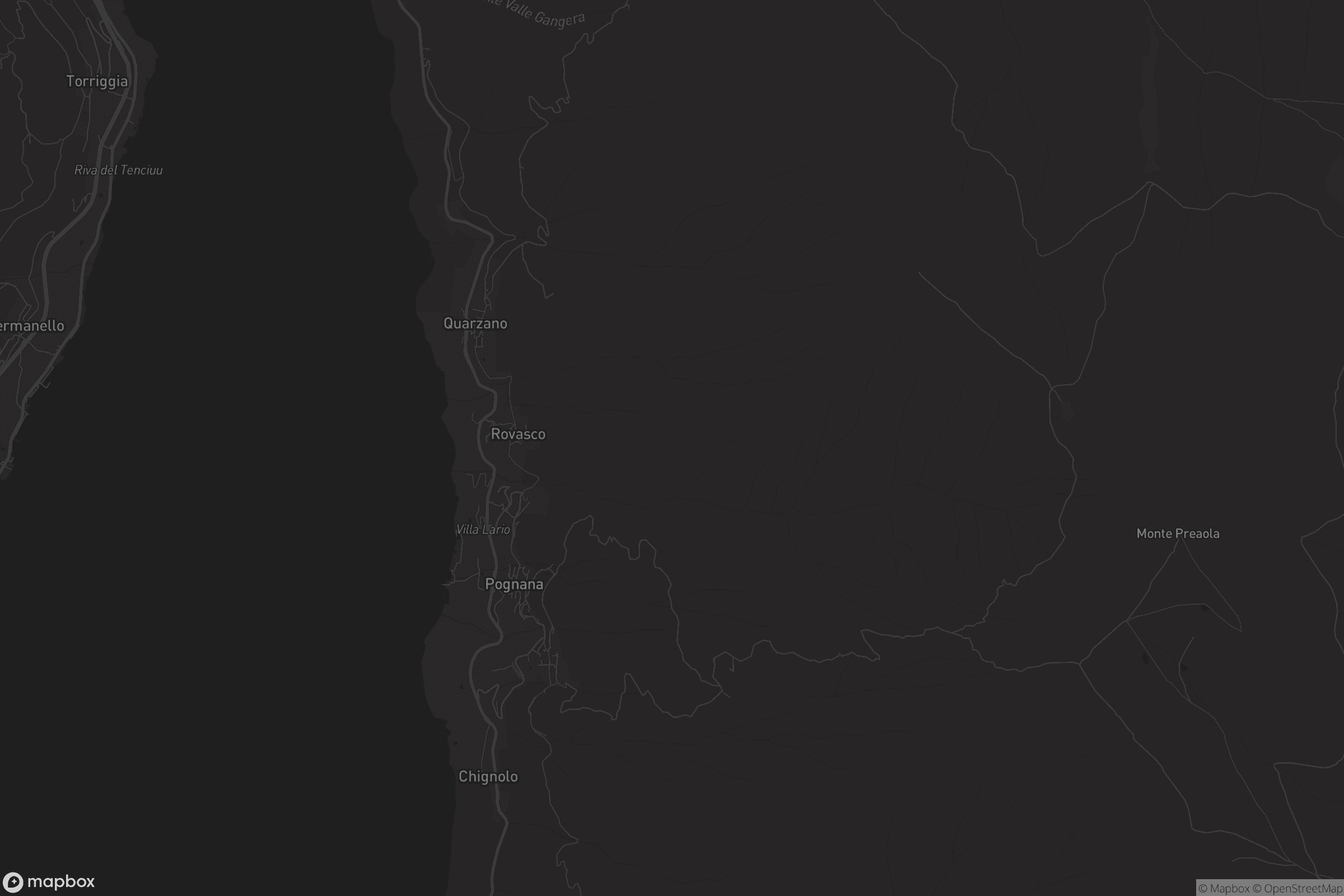 Mappa di Pognana Lario