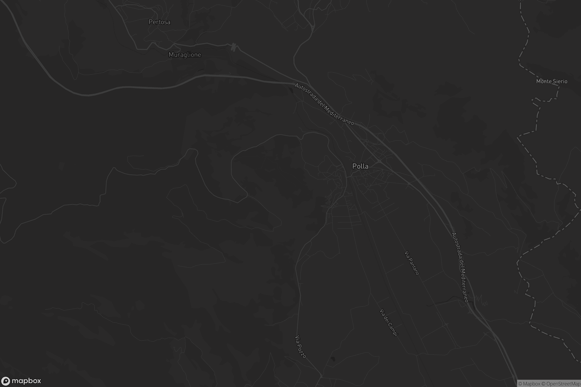 Mappa di Polla