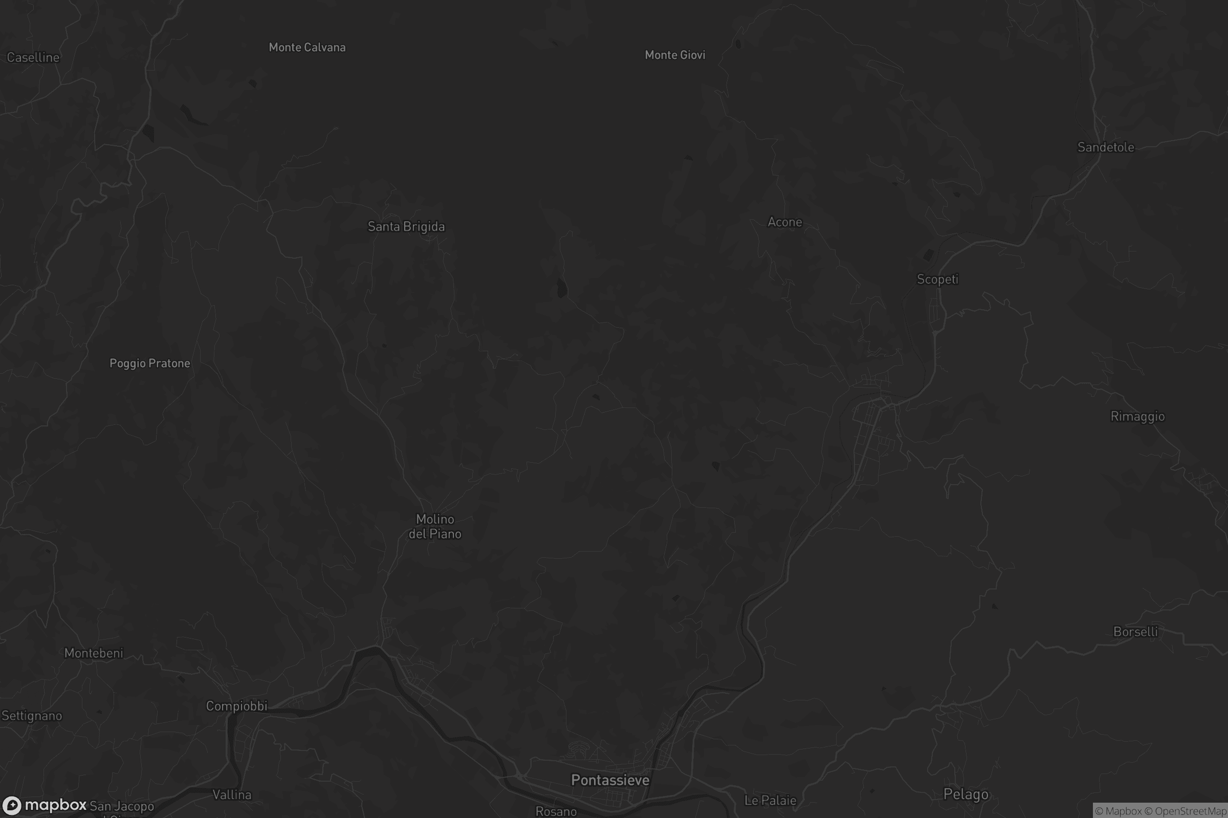 Mappa di Pontassieve