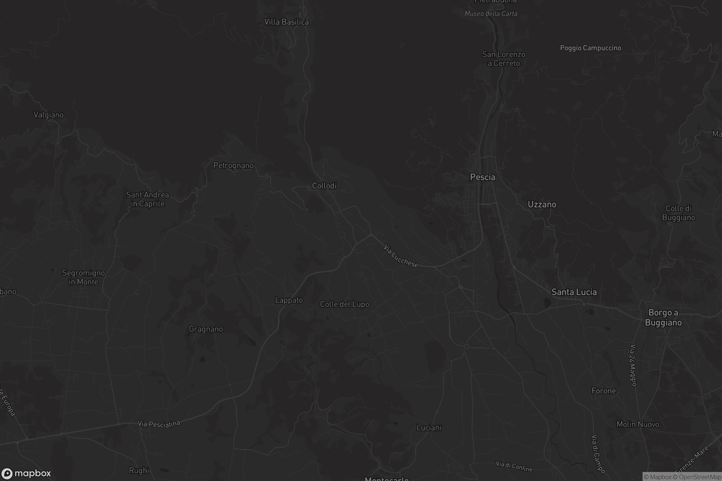 Mappa di Ponte all'Abate