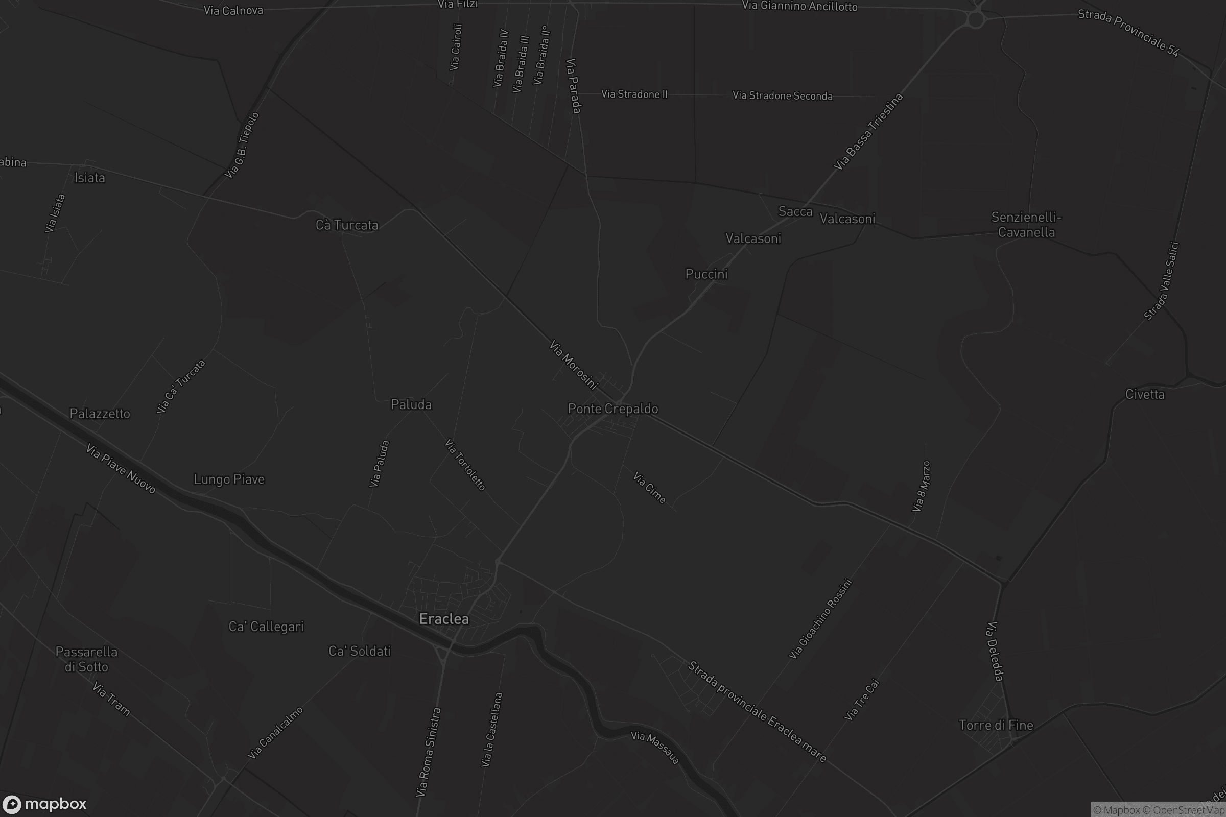 Mappa di Ponte Crepaldo