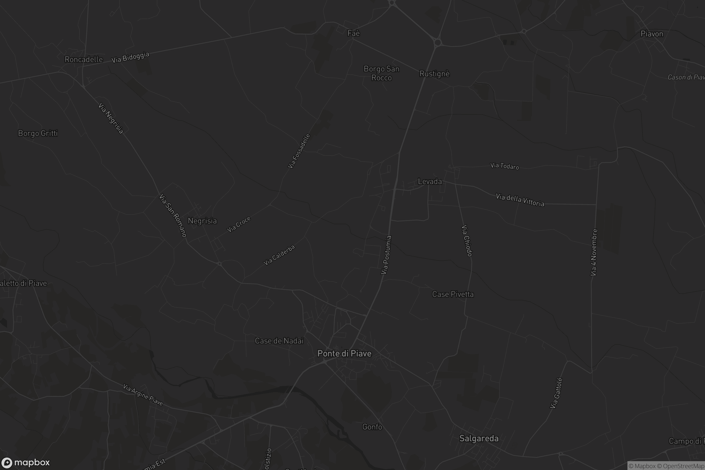 Mappa di Ponte di Piave